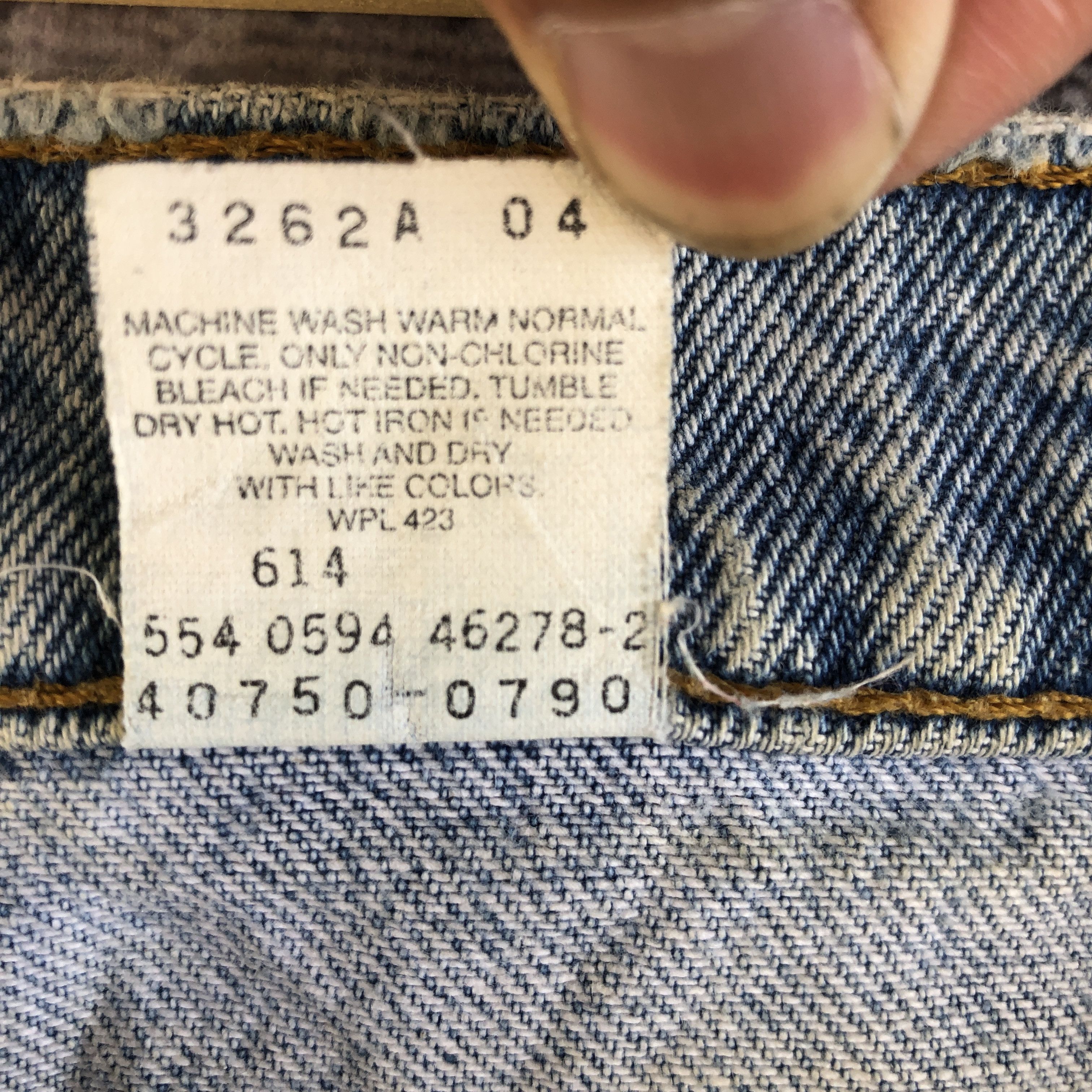 Levi's × Vintage Vintage Levis 550 Jeans Light Wash Orange Tab Denim Pants Size 27" / US 4 / IT 40 - 10 Thumbnail