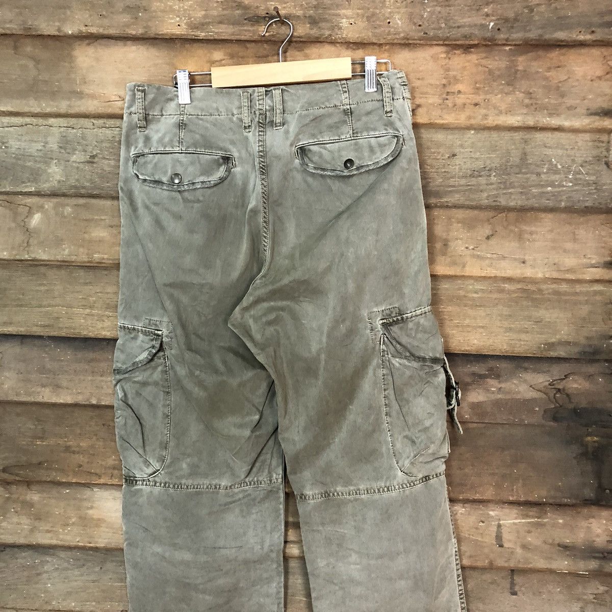 Japanese Brand Uniqlo vintage faded utility tactical Cargo Pants #7107 Size US 32 / EU 48 - 11 Thumbnail