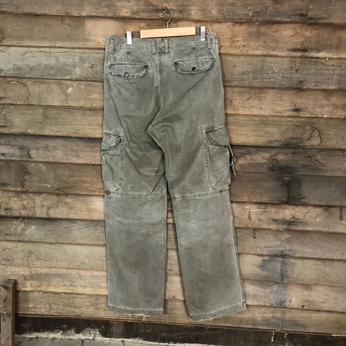 Japanese Brand Uniqlo vintage faded utility tactical Cargo Pants #7107 Size US 32 / EU 48 - 10 Thumbnail
