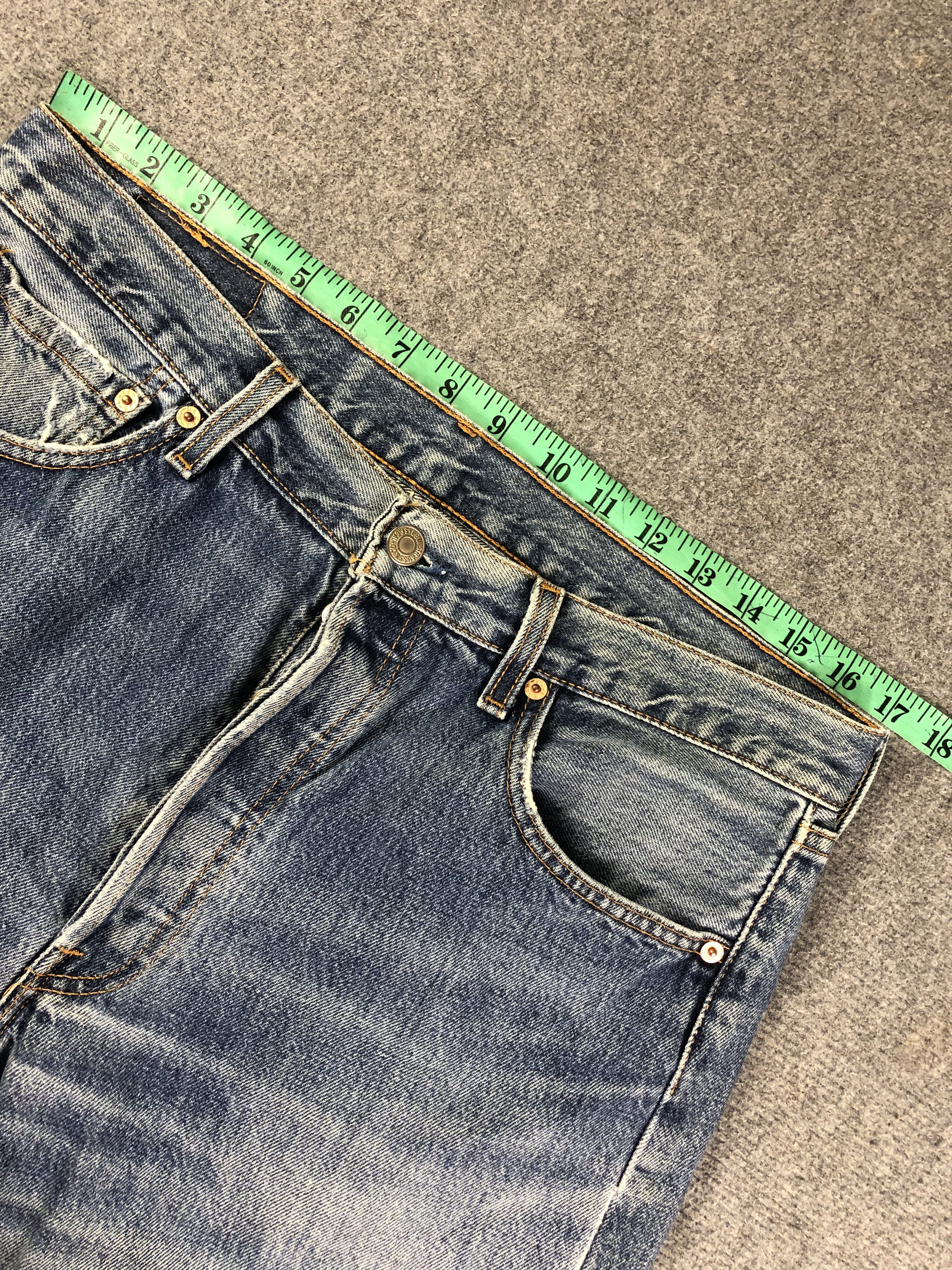 Levi's Wasg Blue Levis 501 Denim Jeans 34x29.5 Size US 34 / EU 50 - 7 Thumbnail