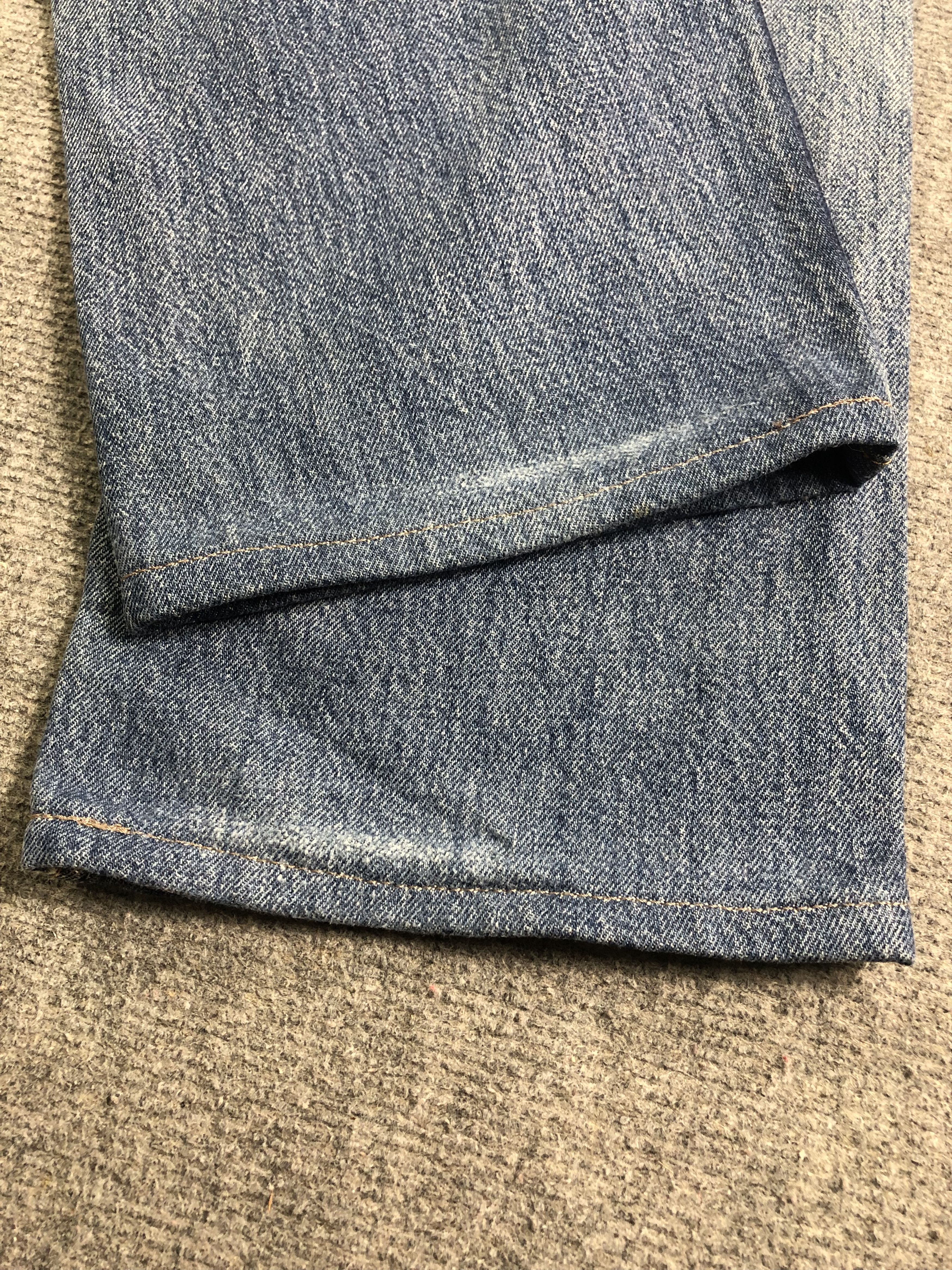Levi's Wasg Blue Levis 501 Denim Jeans 34x29.5 Size US 34 / EU 50 - 12 Thumbnail