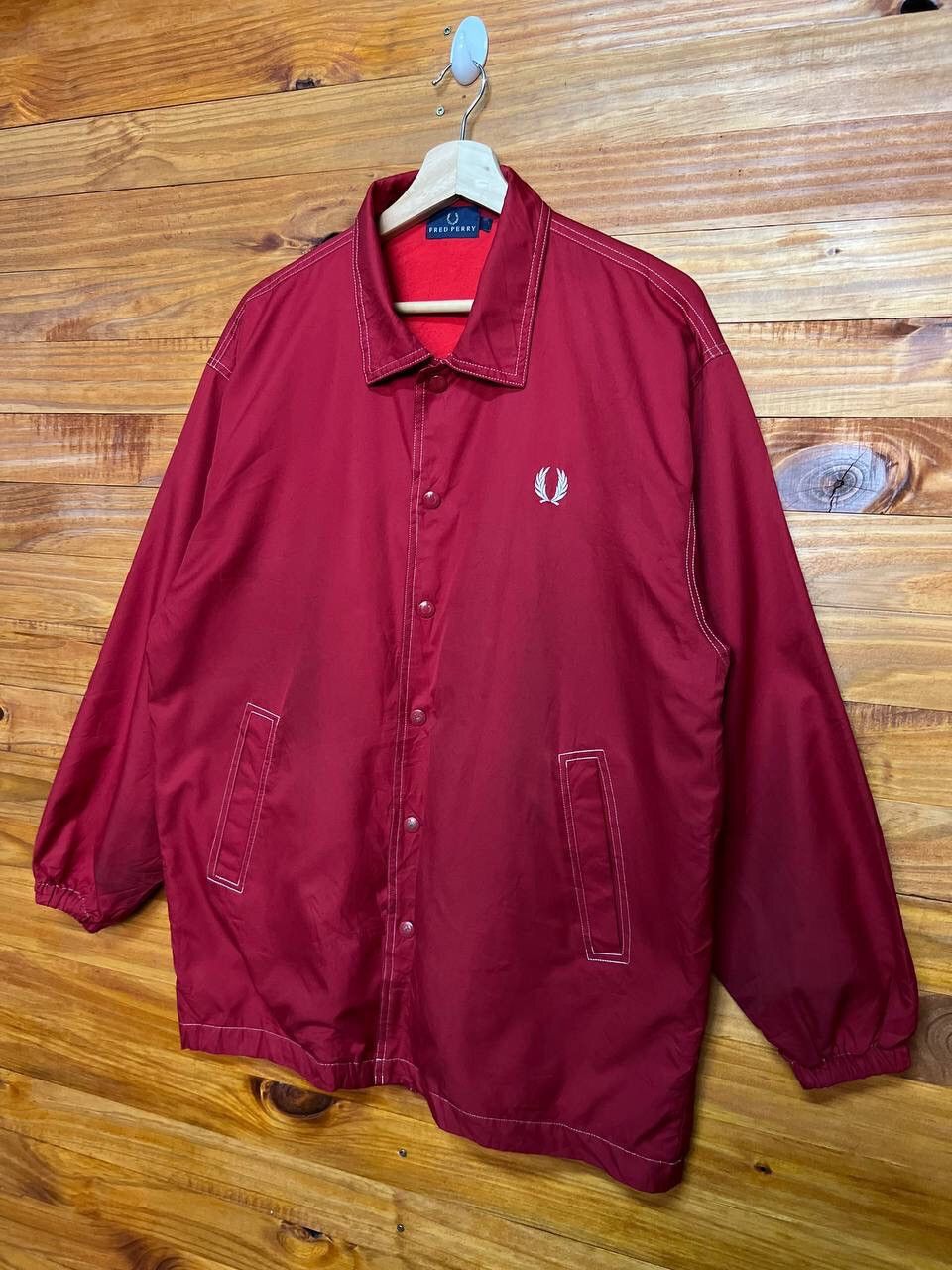 Fred Perry VINTAGE FRED PERRY WINDBREAKER JACKET Size US L / EU 52-54 / 3 - 3 Thumbnail