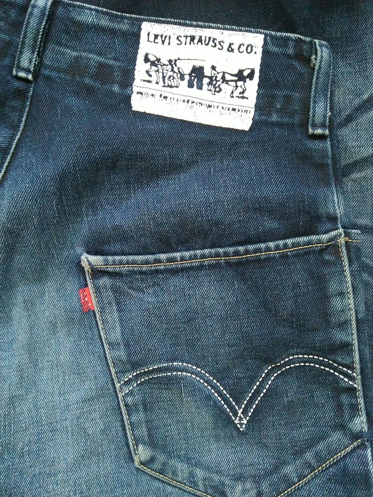 Levi's Vintage Levi's 2000 N3BP 7702-20 Dark Blue Distressed Denim Size US 30 / EU 46 - 14 Thumbnail