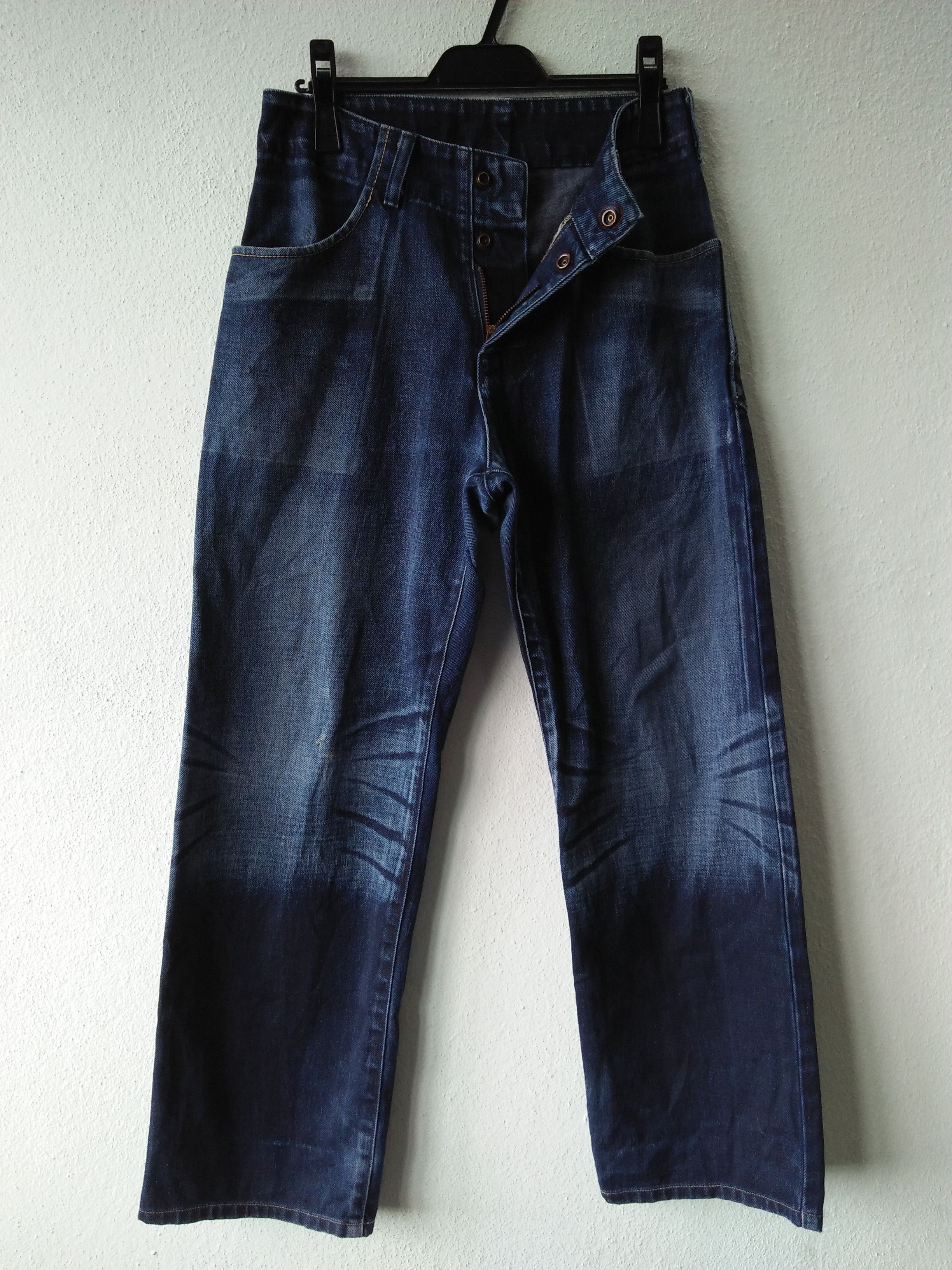 Levi's Vintage Levi's 2000 N3BP 7702-20 Dark Blue Distressed Denim Size US 30 / EU 46 - 5 Thumbnail