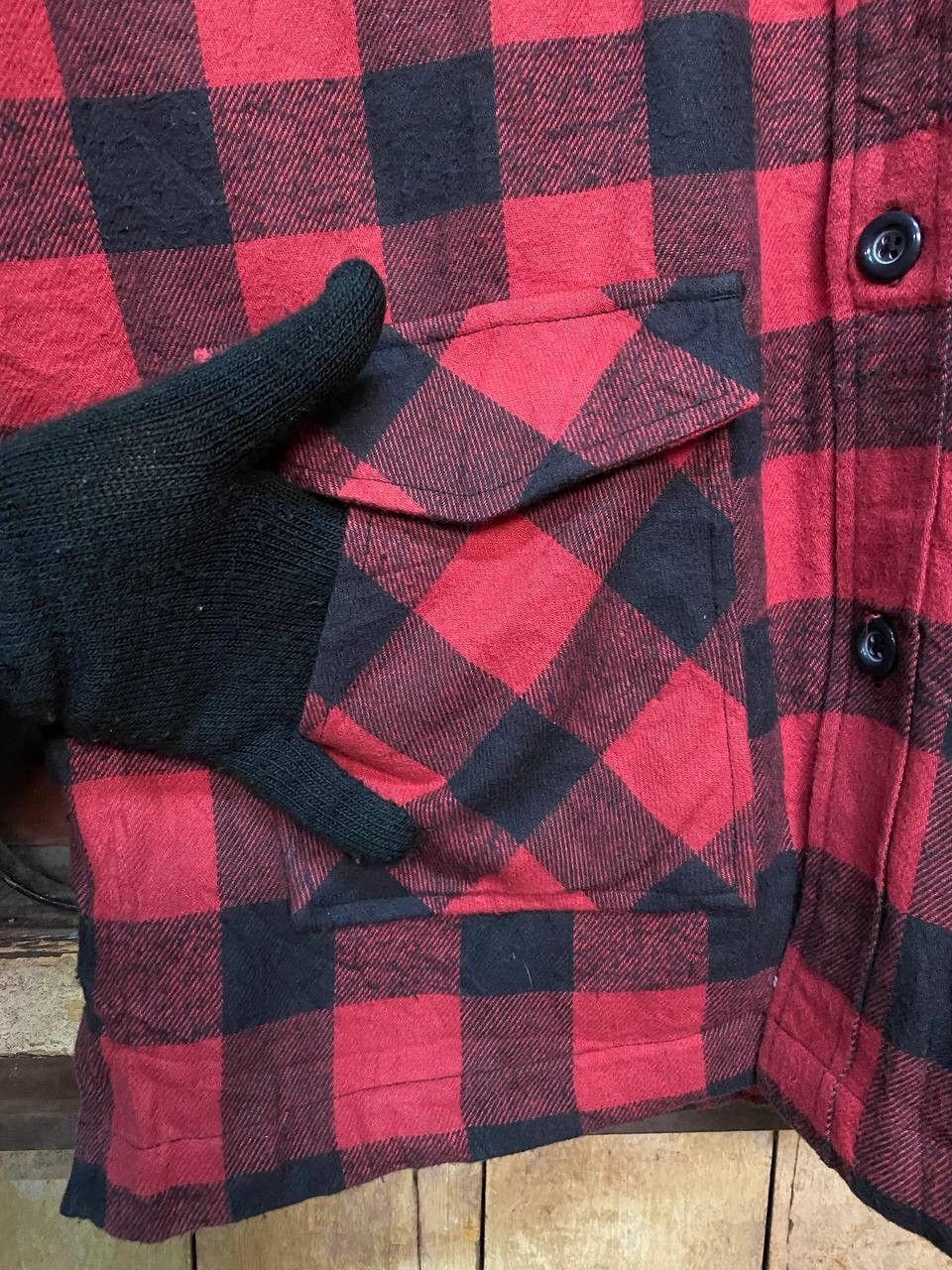 Vintage VINTAGE WOOLRICH PLAID FIELD COAT Size US XL / EU 56 / 4 - 13 Thumbnail