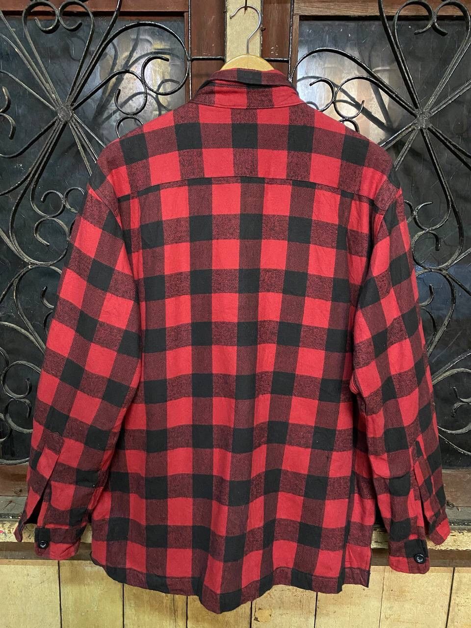 Vintage VINTAGE WOOLRICH PLAID FIELD COAT Size US XL / EU 56 / 4 - 9 Thumbnail