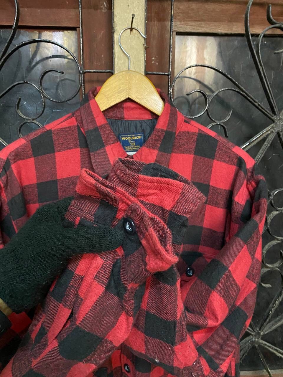 Vintage VINTAGE WOOLRICH PLAID FIELD COAT Size US XL / EU 56 / 4 - 11 Thumbnail