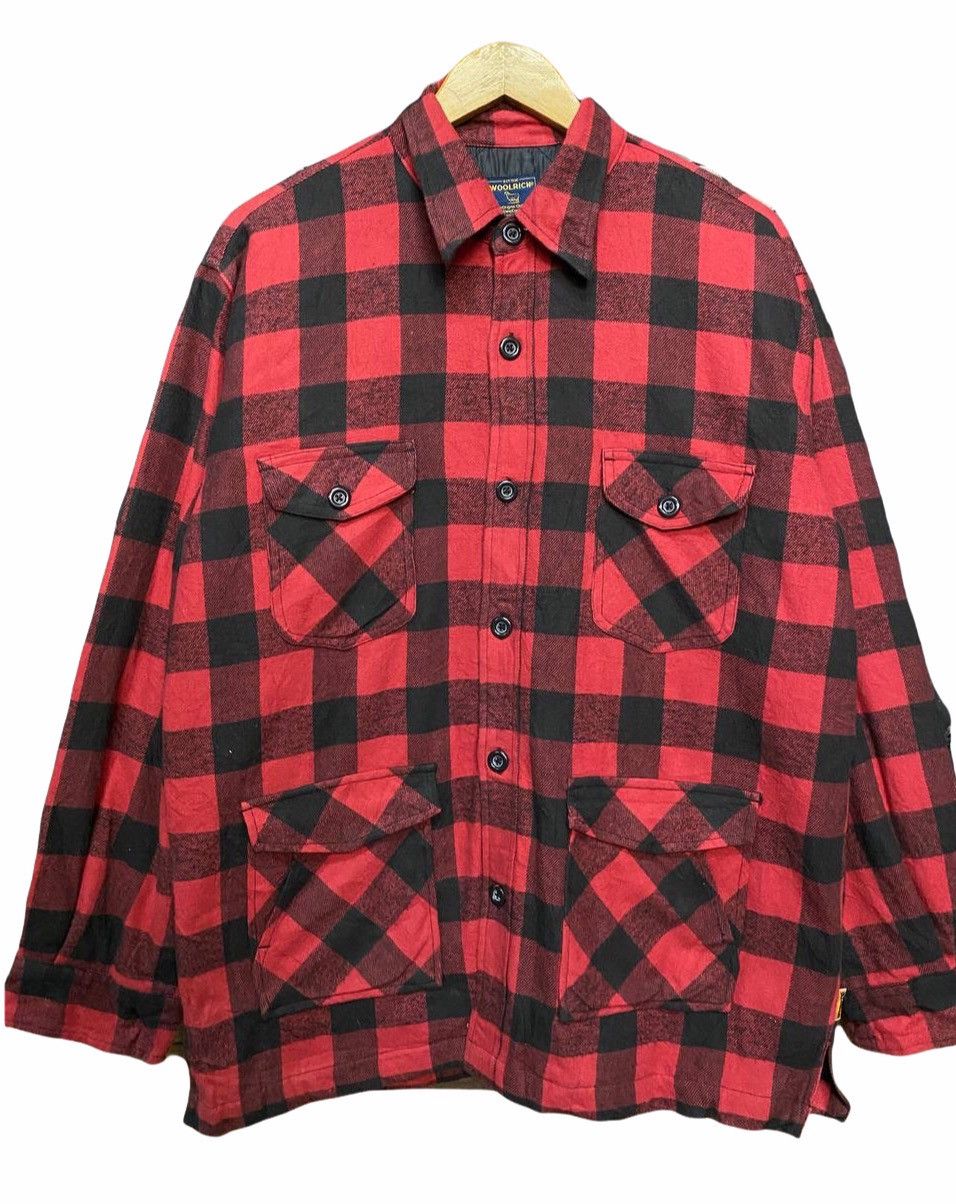 VINTAGE WOOLRICH PLAID FIELD COAT