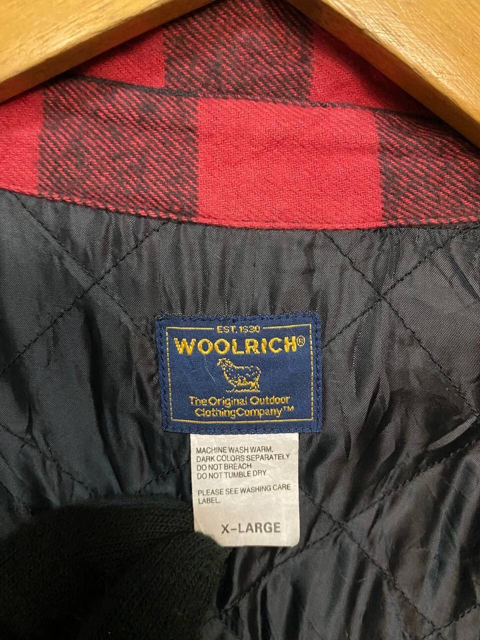 Vintage VINTAGE WOOLRICH PLAID FIELD COAT Size US XL / EU 56 / 4 - 15 Thumbnail