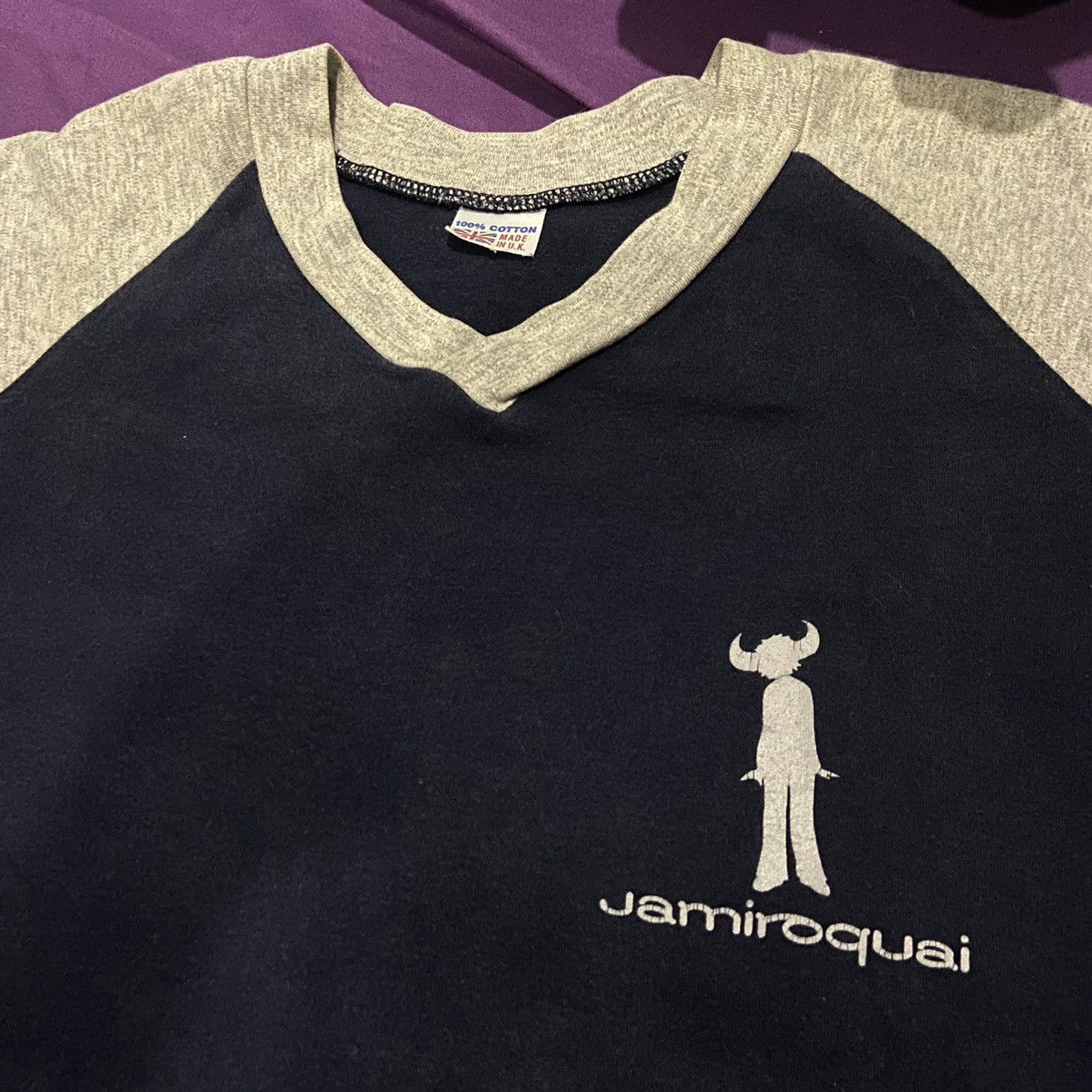 Band Tees JAMIROQUAI RAGLAN VINTAGE TEE MADE IN UK Size US L / EU 52-54 / 3 - 3 Thumbnail
