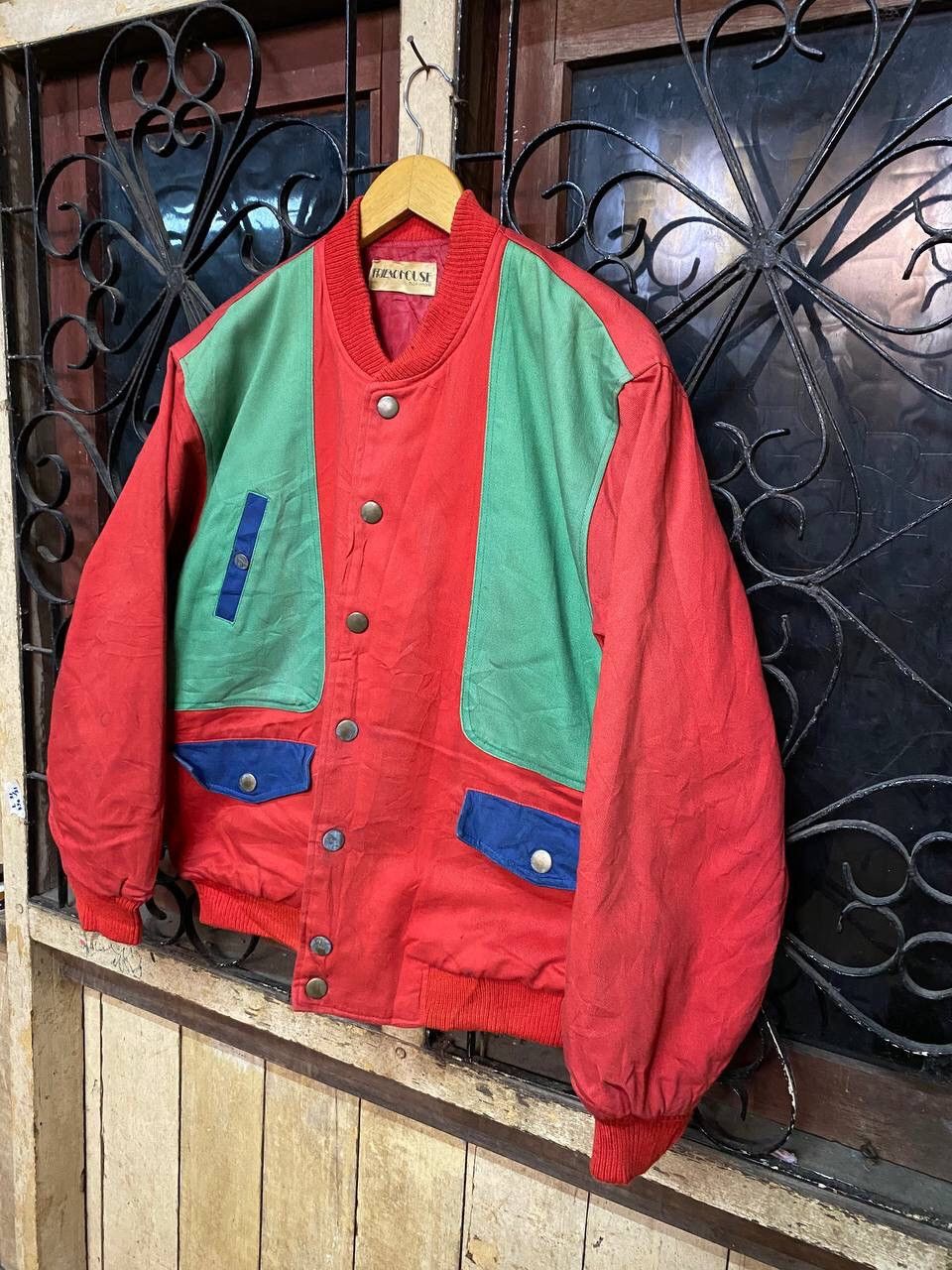 Japanese Brand Vintage Varsity Jacket Multicolour Size US XL / EU 56 / 4 - 3 Thumbnail