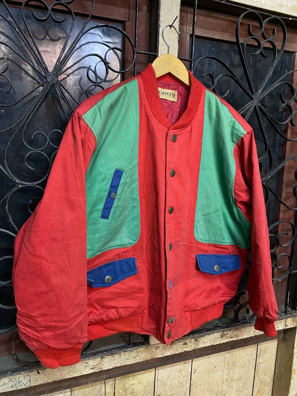 Japanese Brand Vintage Varsity Jacket Multicolour Size US XL / EU 56 / 4 - 2 Thumbnail