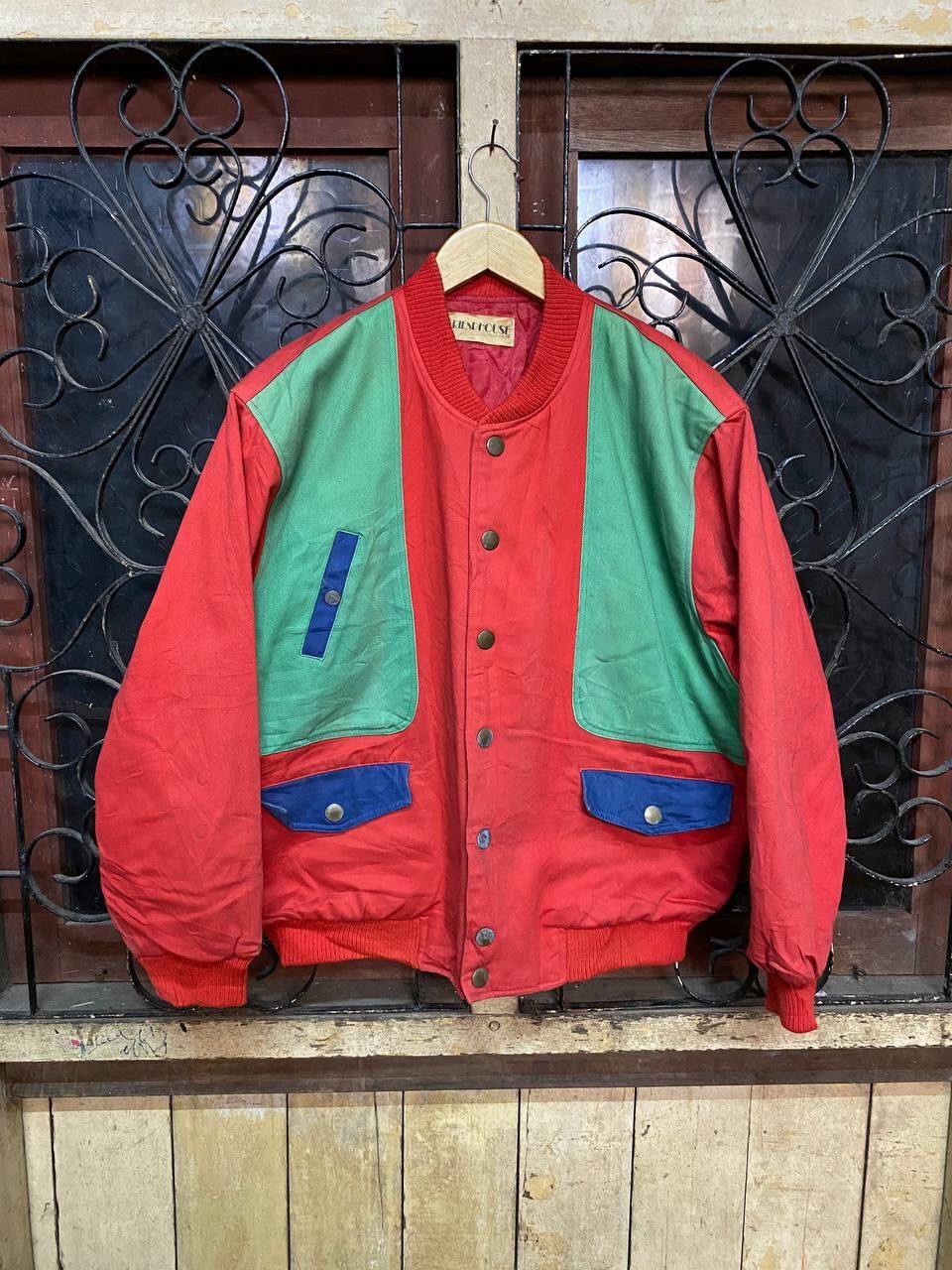 Japanese Brand Vintage Varsity Jacket Multicolour Size US XL / EU 56 / 4 - 1 Thumbnail