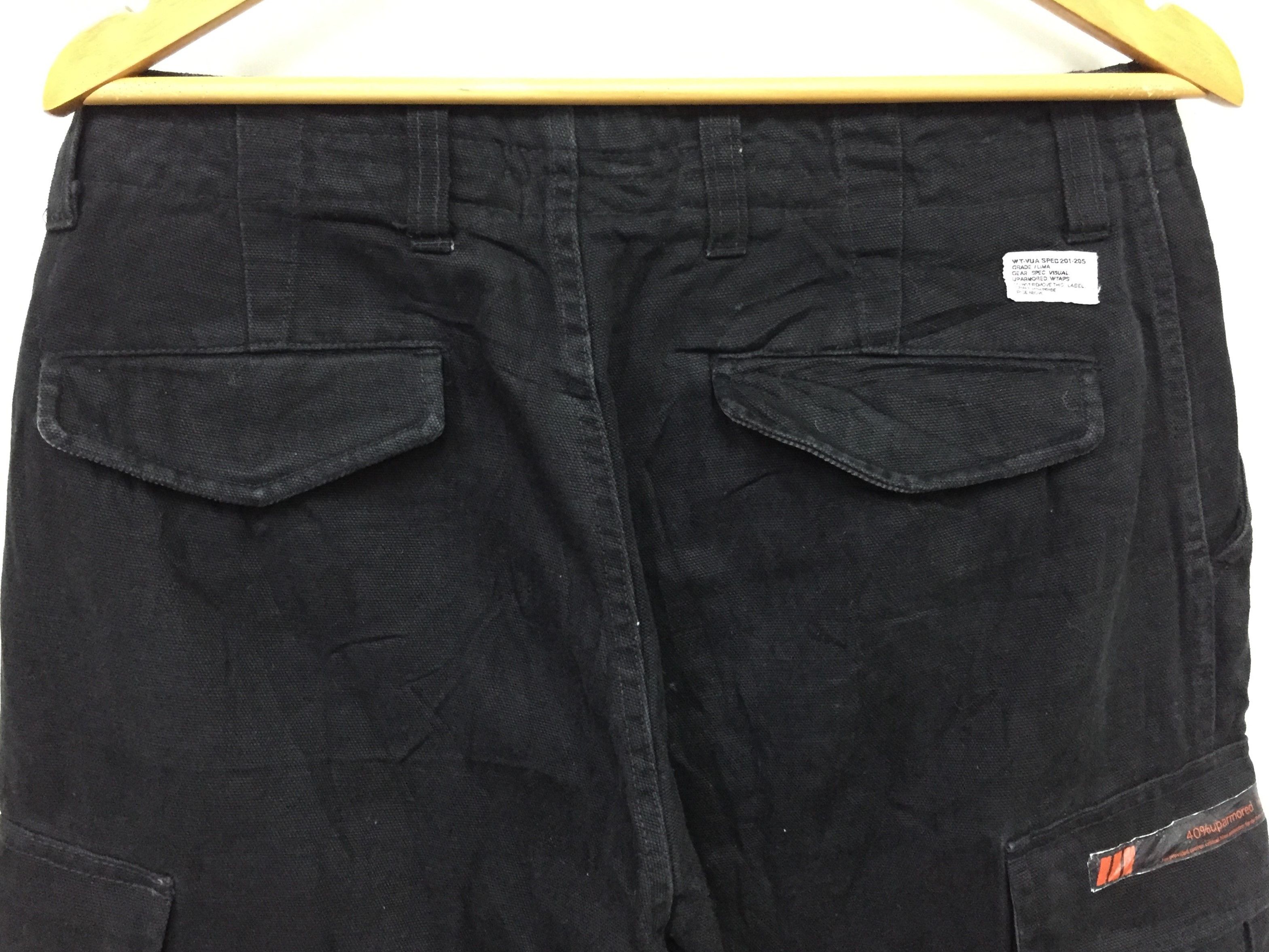 Wtaps 2001 Tactical Heavy Canvas Cargo Drawstring hem Pants Size US 33 - 7 Thumbnail