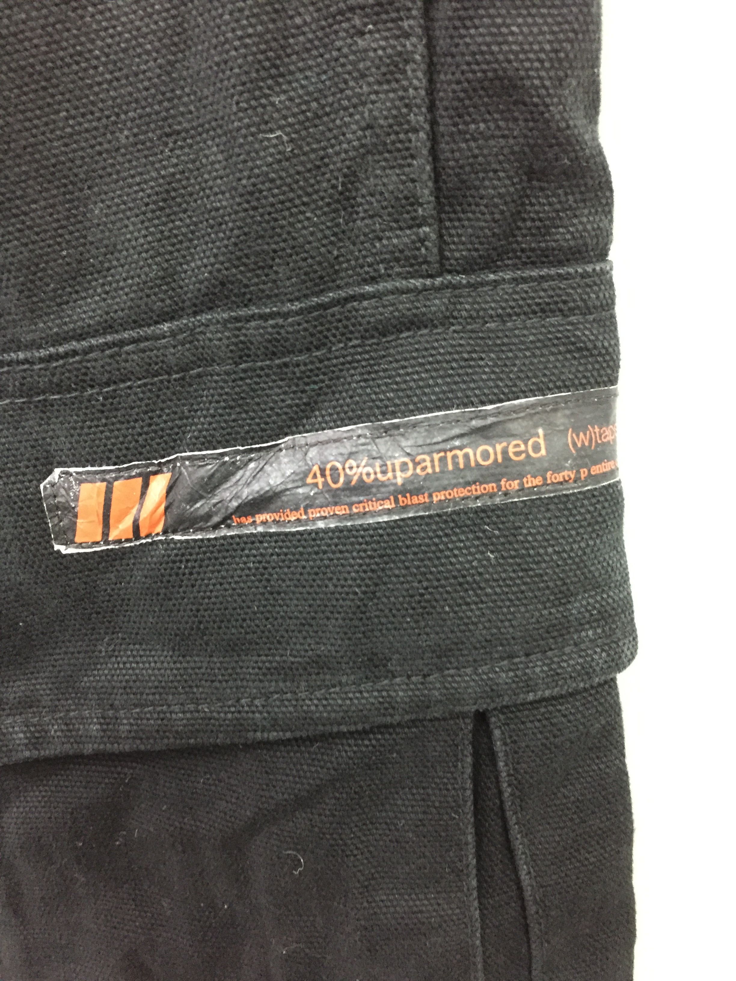 Wtaps 2001 Tactical Heavy Canvas Cargo Drawstring hem Pants Size US 33 - 8 Thumbnail