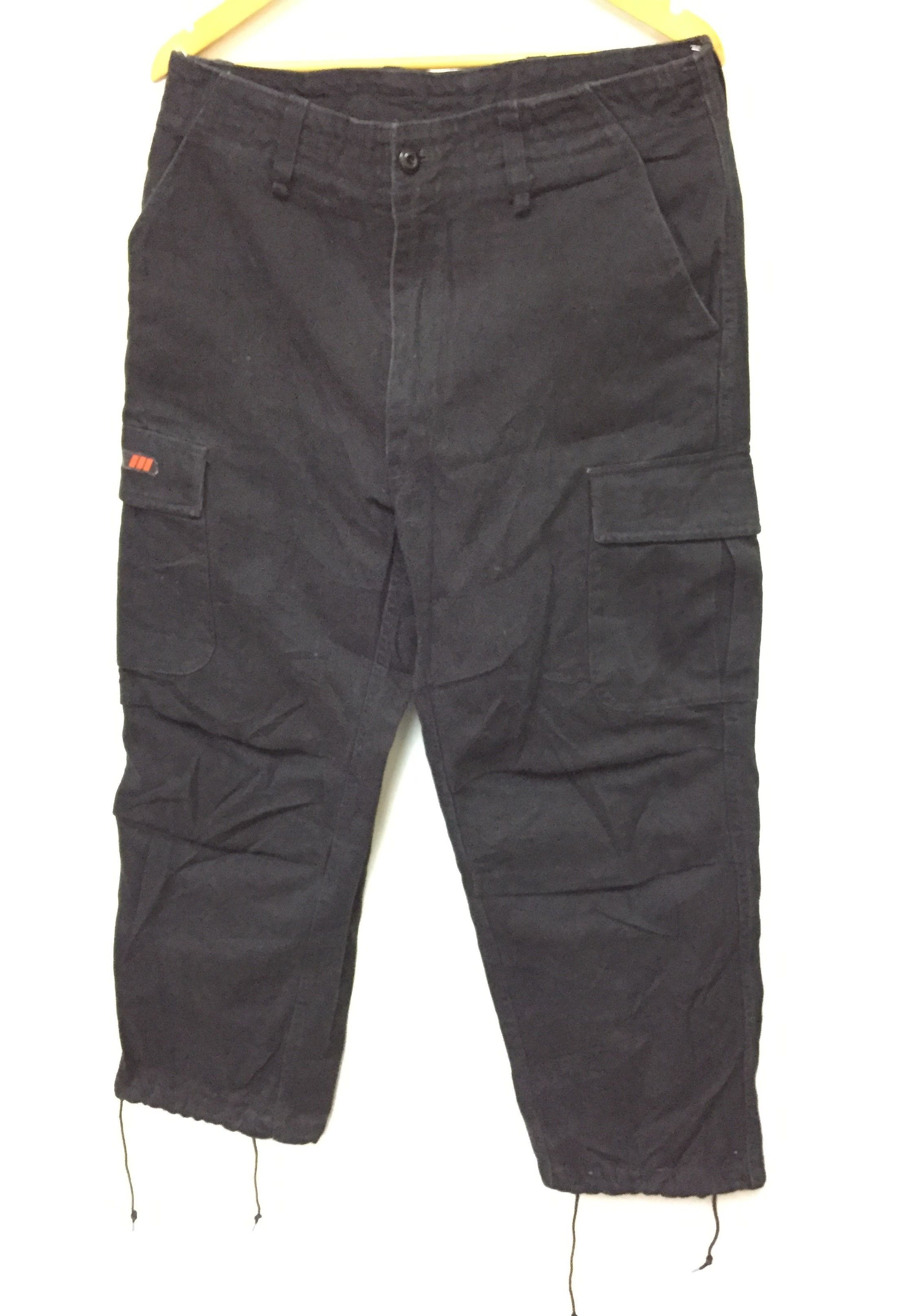 Wtaps 2001 Tactical Heavy Canvas Cargo Drawstring hem Pants Size US 33 - 2 Thumbnail