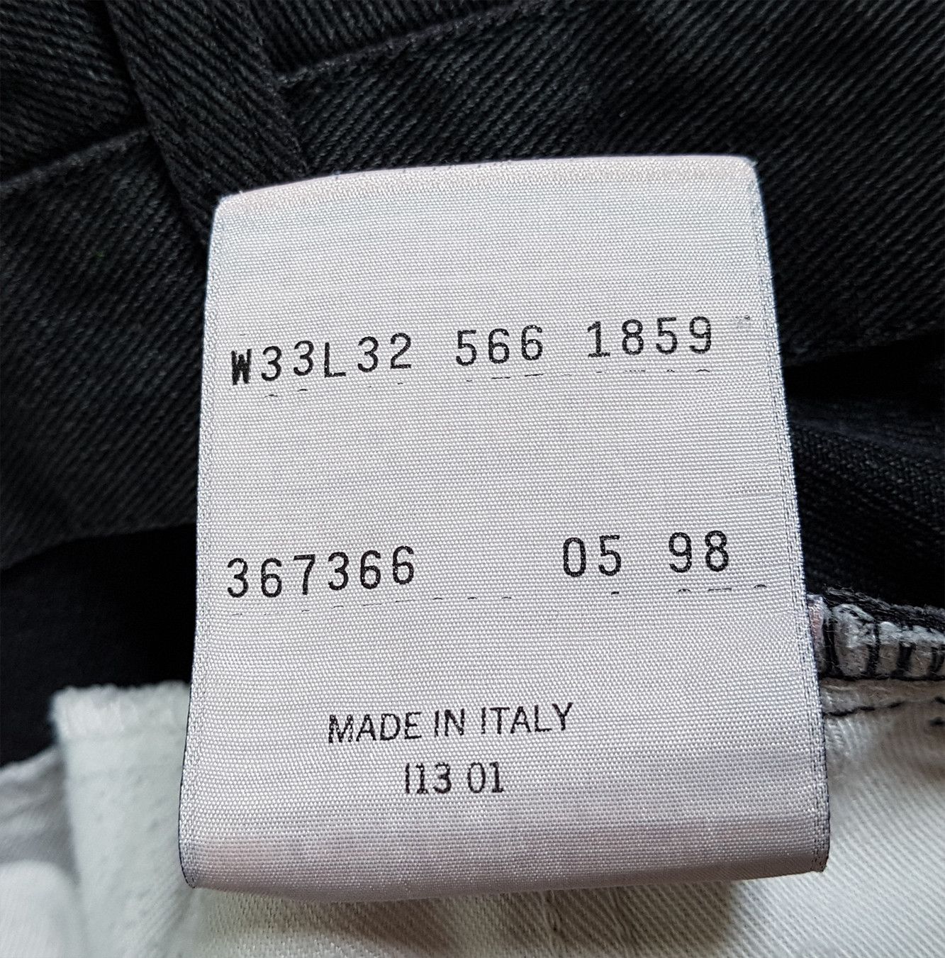 Levi's Levi's 566 Vintage Sta-Prest Denim Jeans Made in Italy 80s Size US 31 - 11 Thumbnail