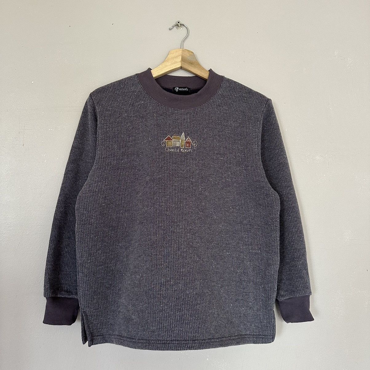Vintage Venticello Sweatshirt Knitwear Sweater Embroidery