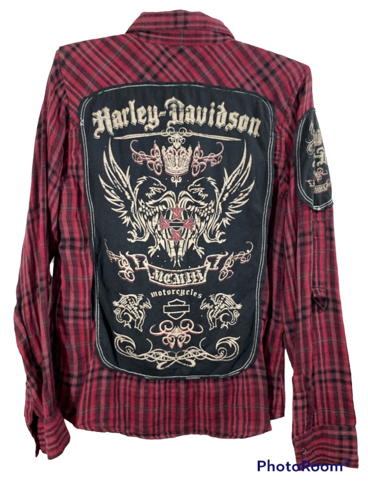 image of Harley Davidson in Red, Women's (Size Medium)