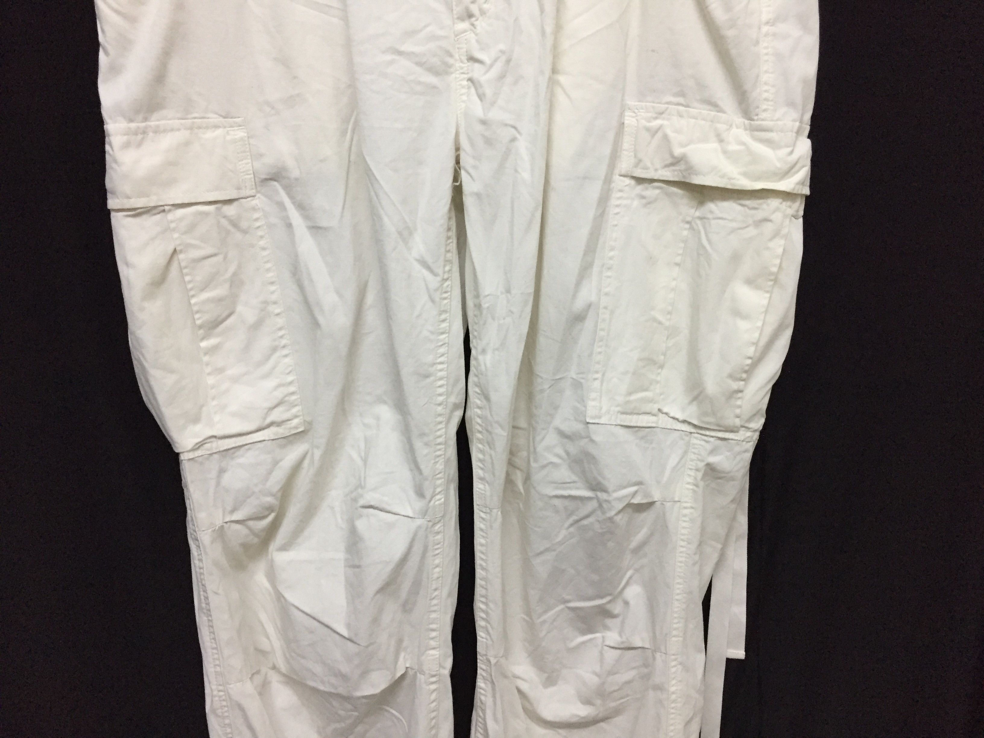Polo Ralph Lauren 90's POLO Ralph Lauren hem drawstring cargos pants Size US 38 / EU 54 - 5 Thumbnail