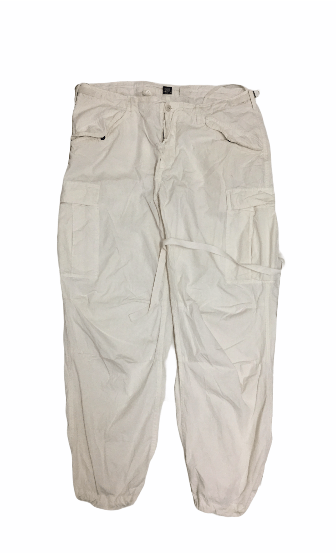 Polo Ralph Lauren 90's POLO Ralph Lauren hem drawstring cargos pants Size US 38 / EU 54 - 2 Thumbnail