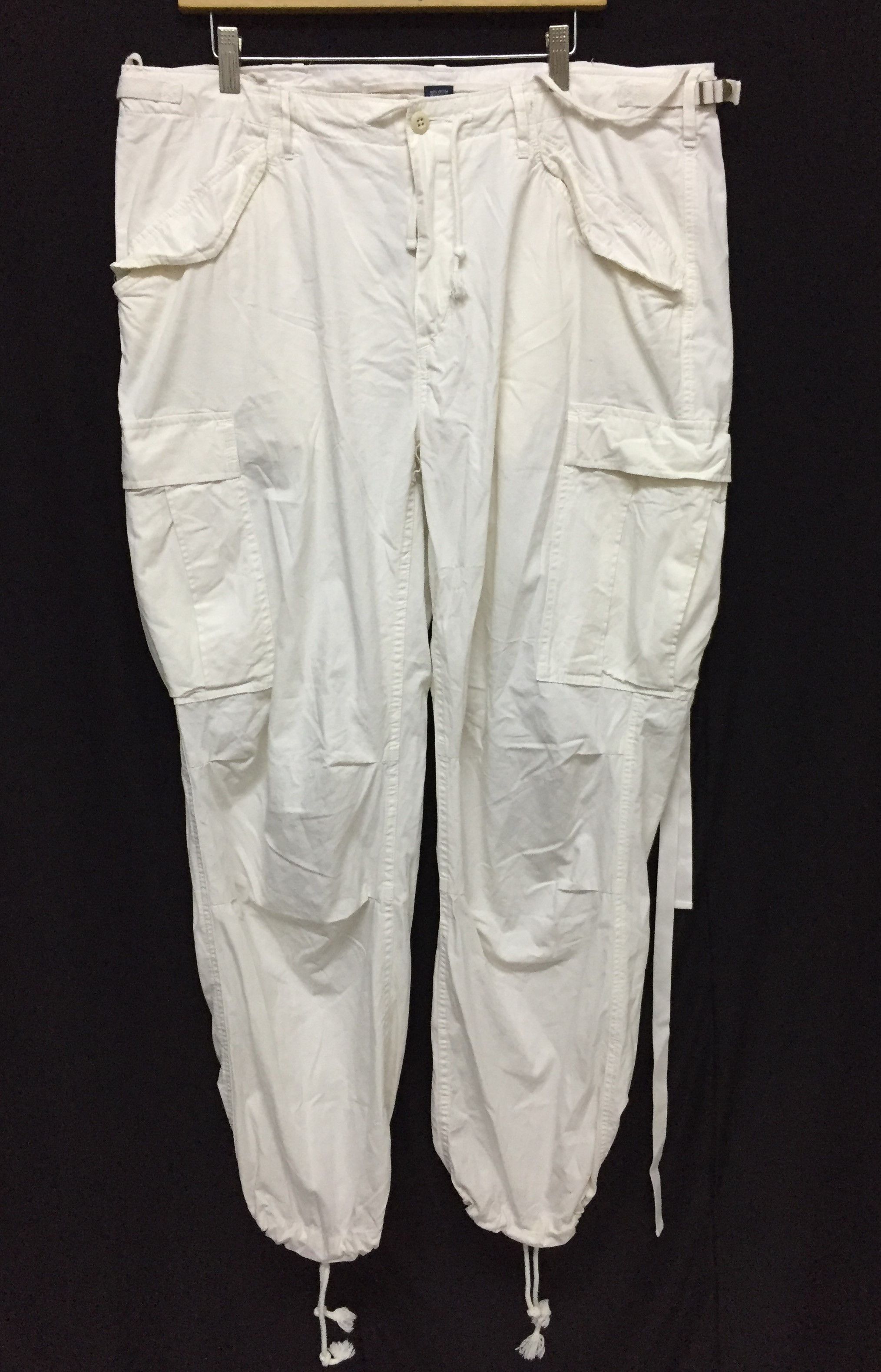 Polo Ralph Lauren 90's POLO Ralph Lauren hem drawstring cargos pants Size US 38 / EU 54 - 3 Thumbnail