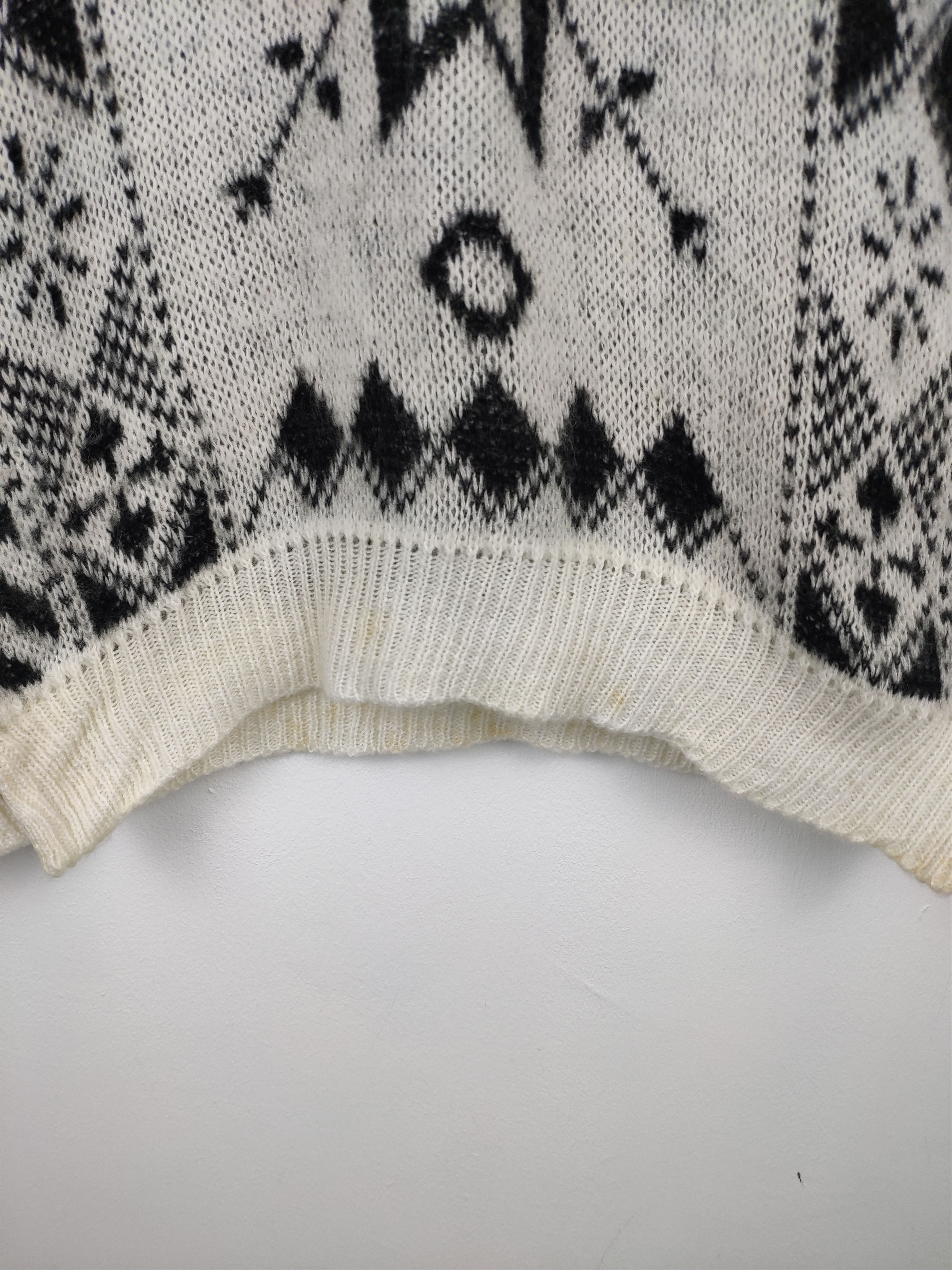Aran Isles Knitwear × Vintage Vintage Wool Knit Sweater Native Navajo Red Indian Size US M / EU 48-50 / 2 - 3 Thumbnail