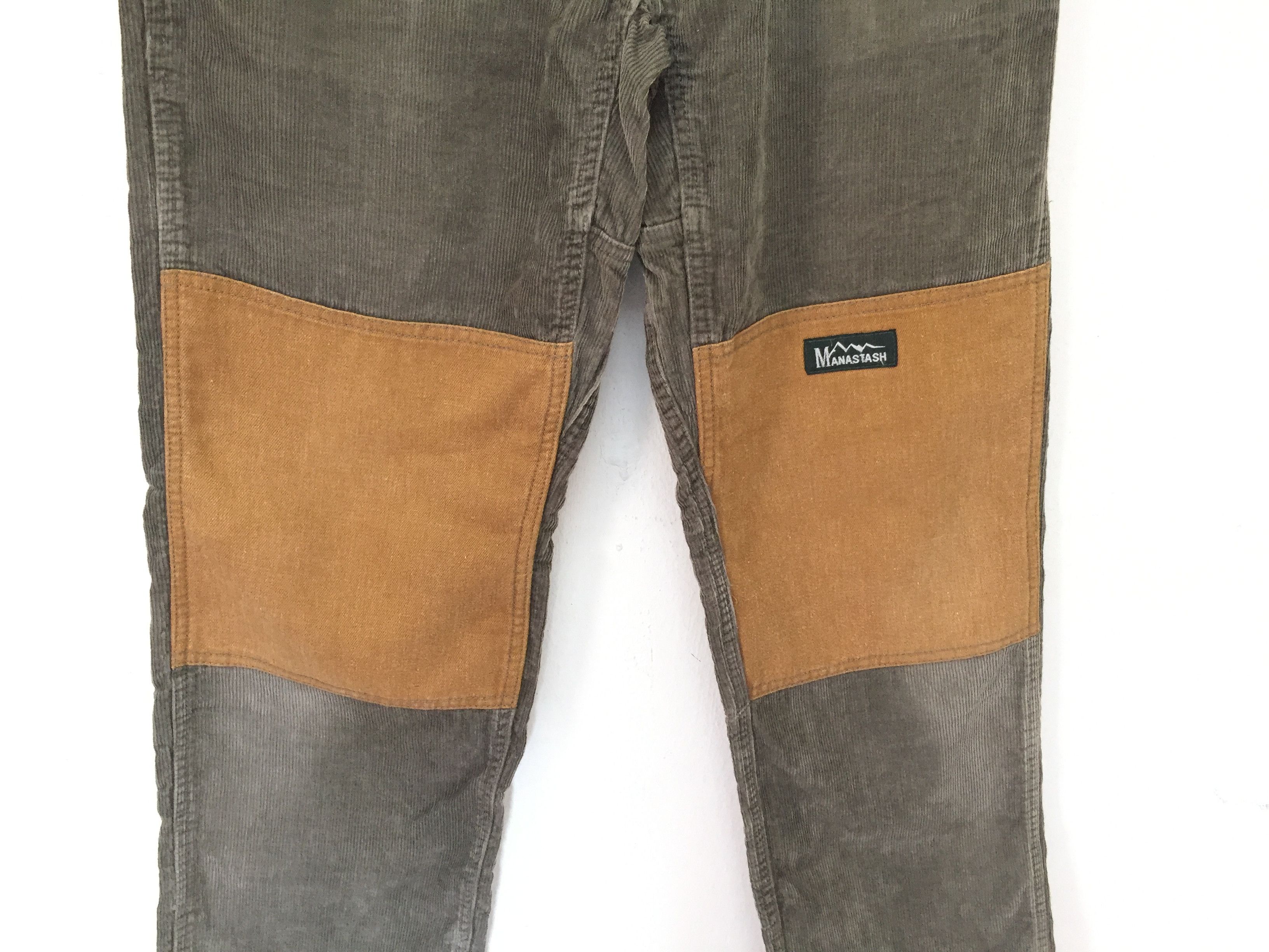 Manastash × Vintage 90's Hemp blend Manastash corduroy patchwork Size US 32 / EU 48 - 3 Thumbnail
