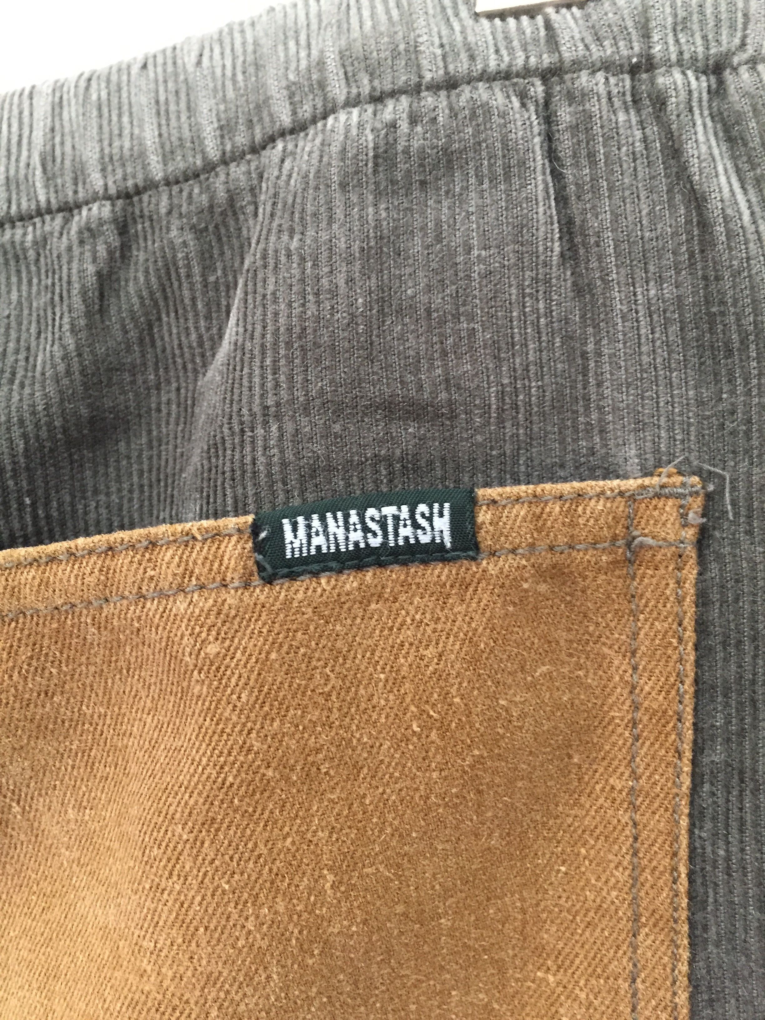 Manastash × Vintage 90's Hemp blend Manastash corduroy patchwork Size US 32 / EU 48 - 9 Thumbnail
