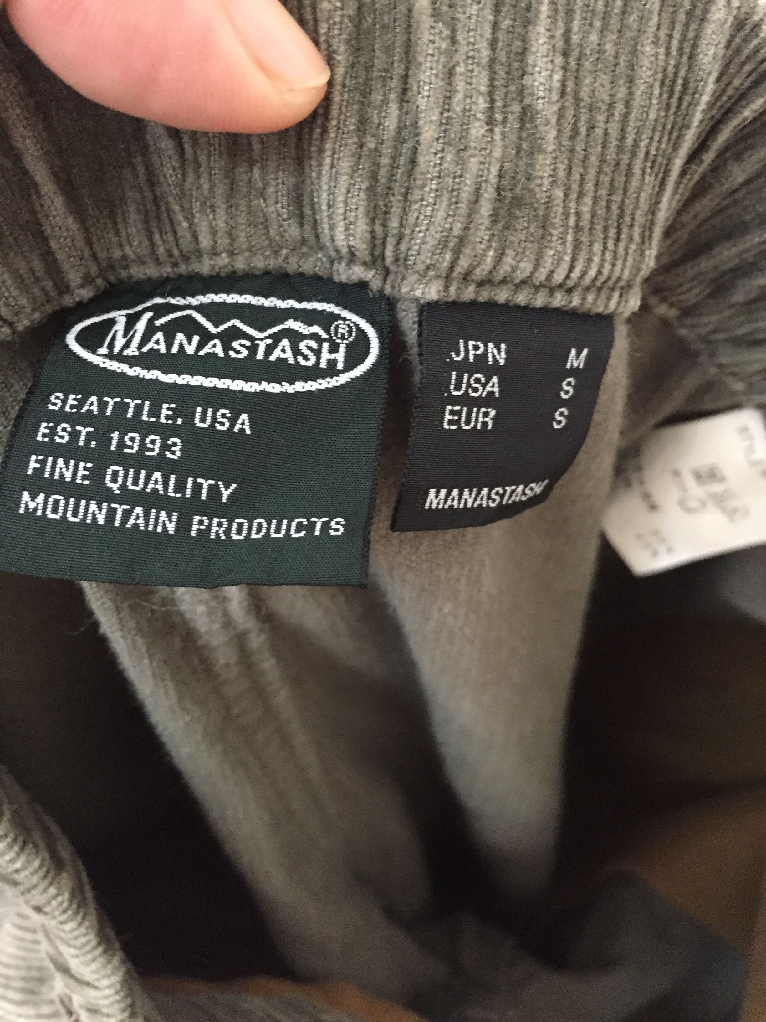 Manastash × Vintage 90's Hemp blend Manastash corduroy patchwork Size US 32 / EU 48 - 10 Thumbnail