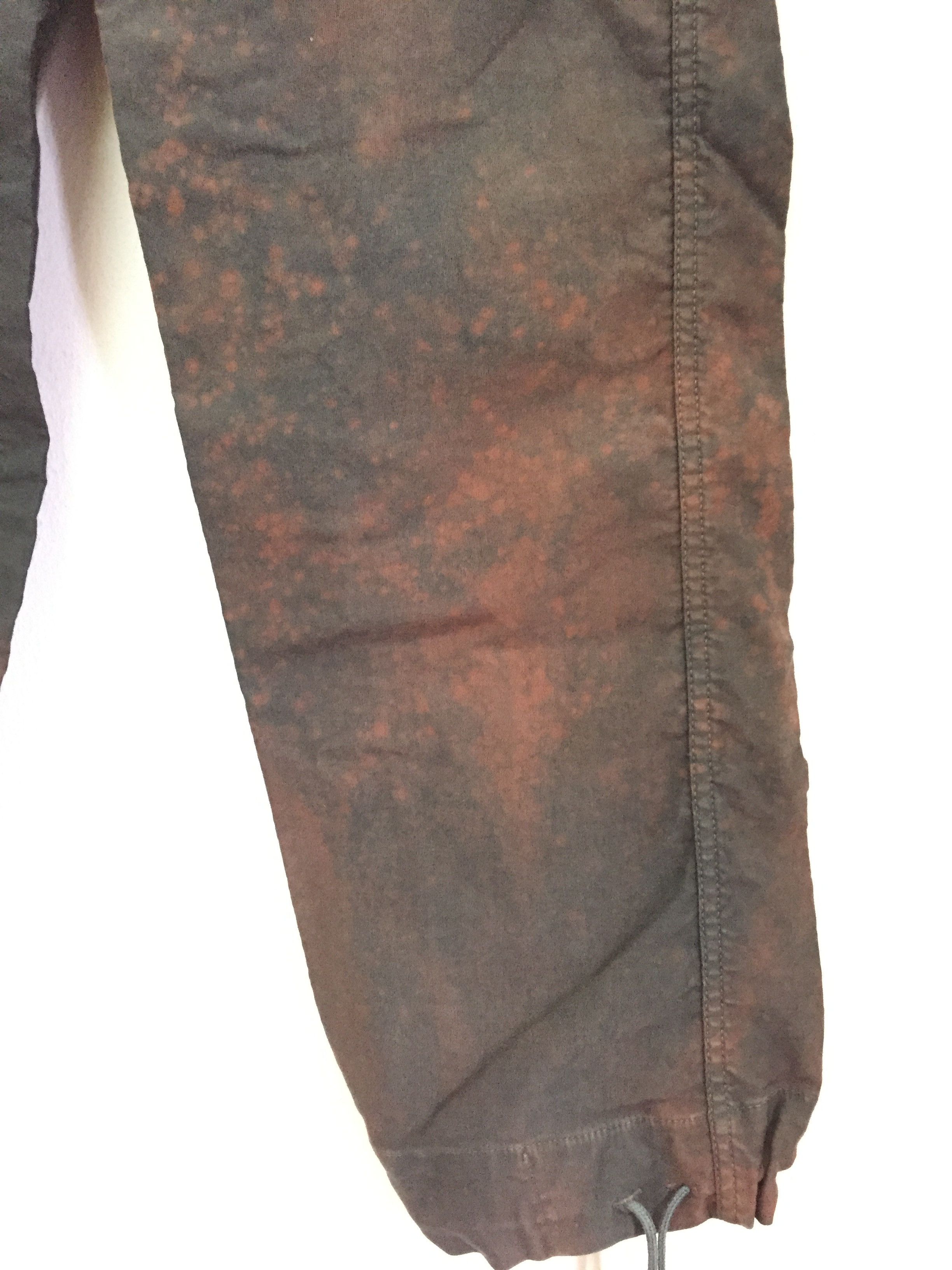 Blue Blue Japan × HOLLYWOOD RANCH MARKET Asid wash Drawstring hem heavy cargo pants Size US 30 / EU 46 - 10 Thumbnail