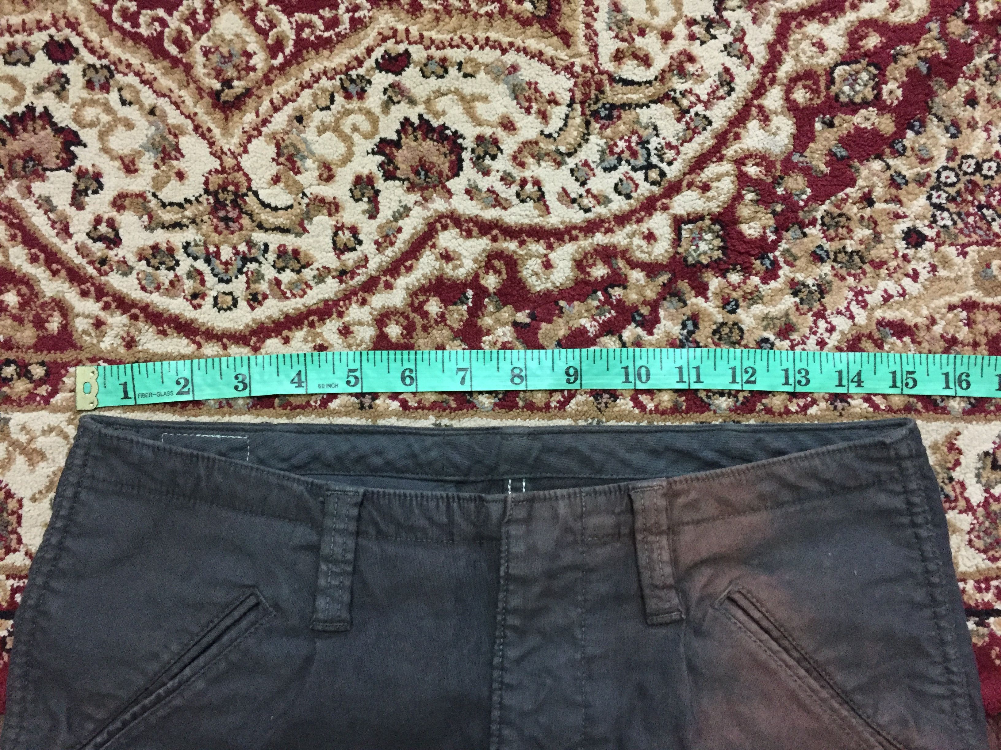 Blue Blue Japan × HOLLYWOOD RANCH MARKET Asid wash Drawstring hem heavy cargo pants Size US 30 / EU 46 - 13 Thumbnail