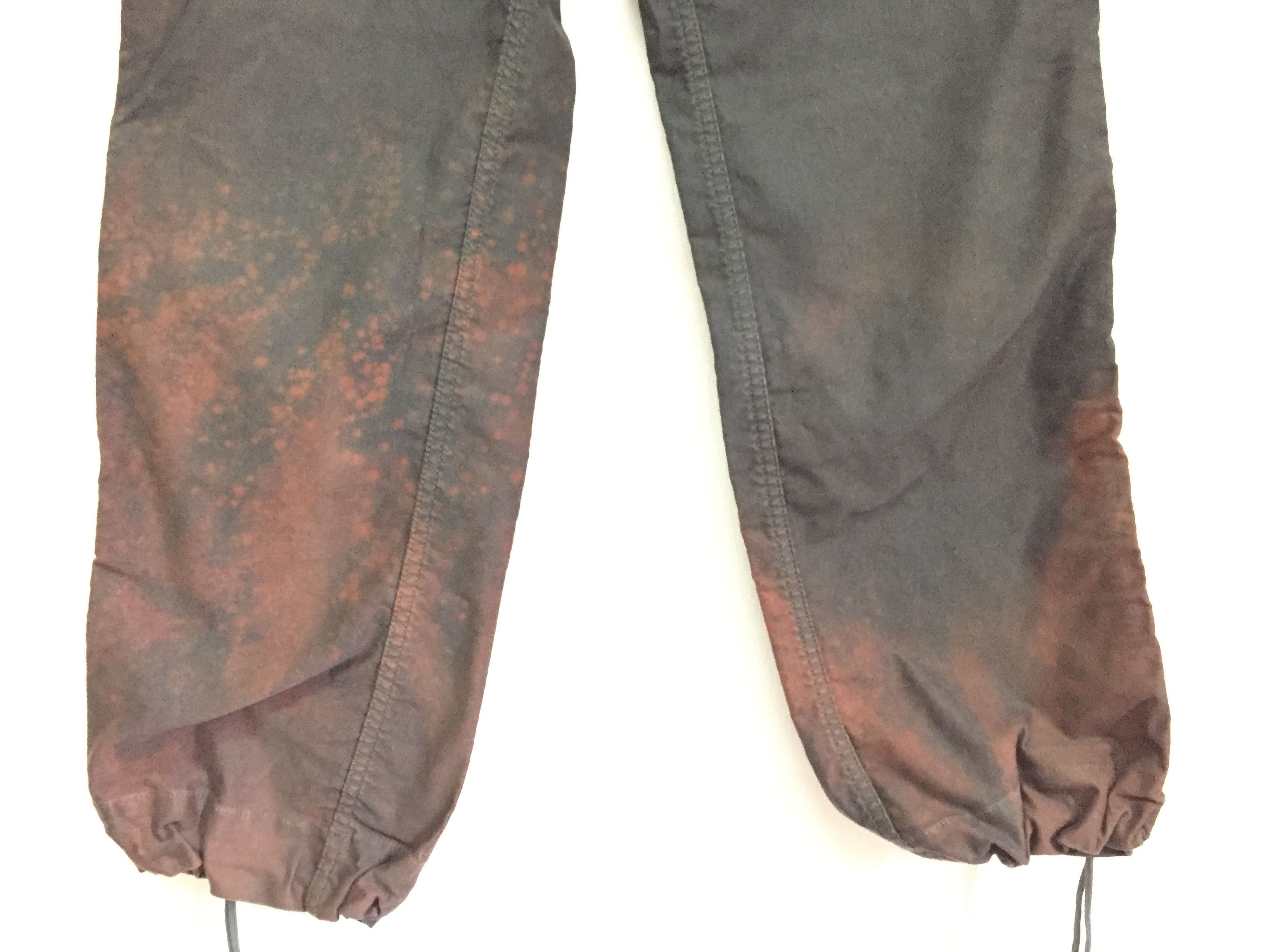 Blue Blue Japan × HOLLYWOOD RANCH MARKET Asid wash Drawstring hem heavy cargo pants Size US 30 / EU 46 - 7 Thumbnail
