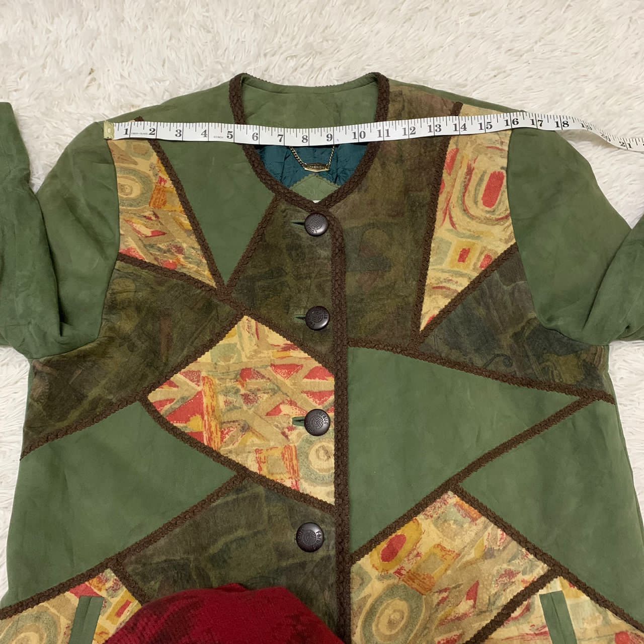 Louis Feraud 🔥Rare🔥 Louis Feraud colourful leather jacket Size M / US 6-8 / IT 42-44 - 8 Thumbnail
