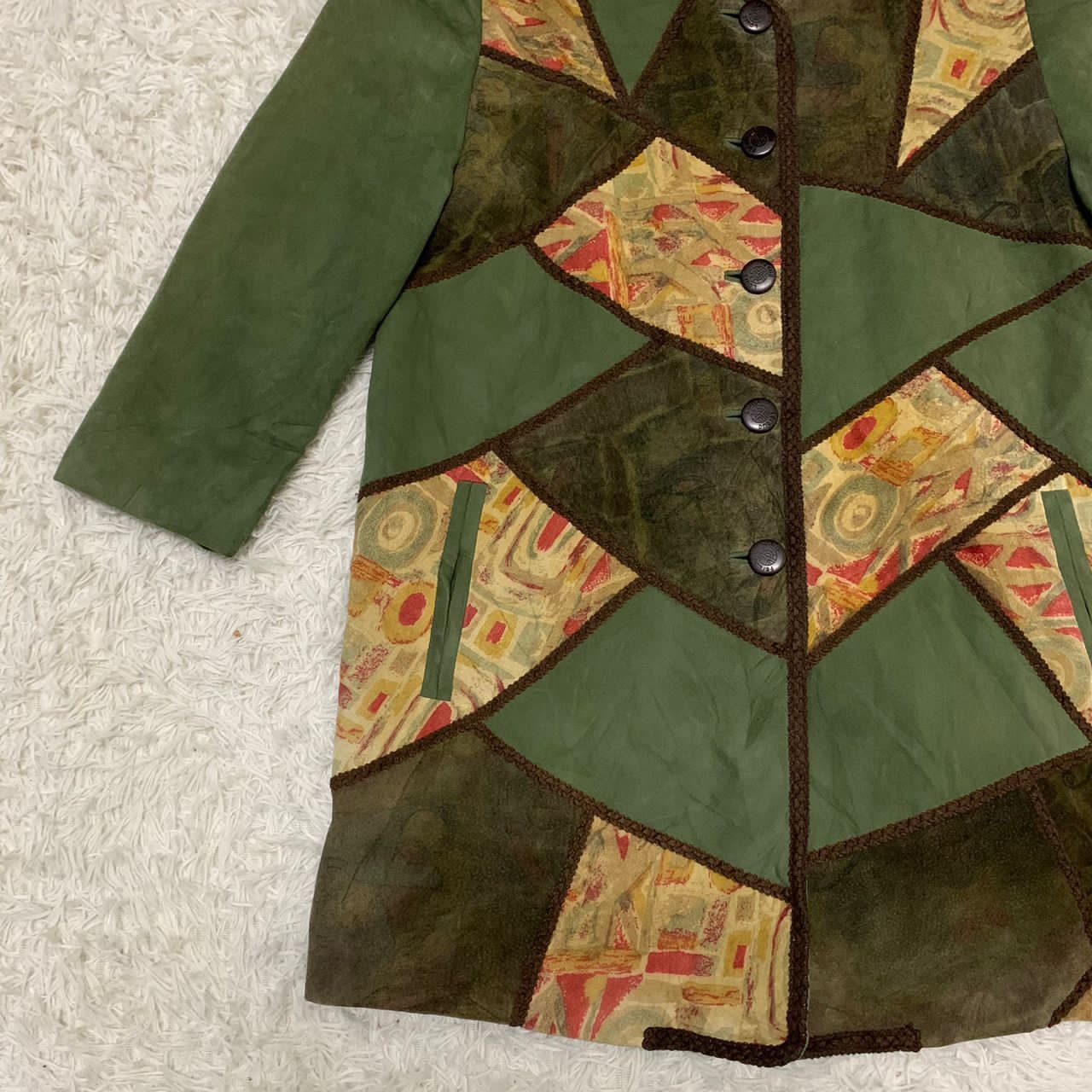 Louis Feraud 🔥Rare🔥 Louis Feraud colourful leather jacket Size M / US 6-8 / IT 42-44 - 5 Thumbnail