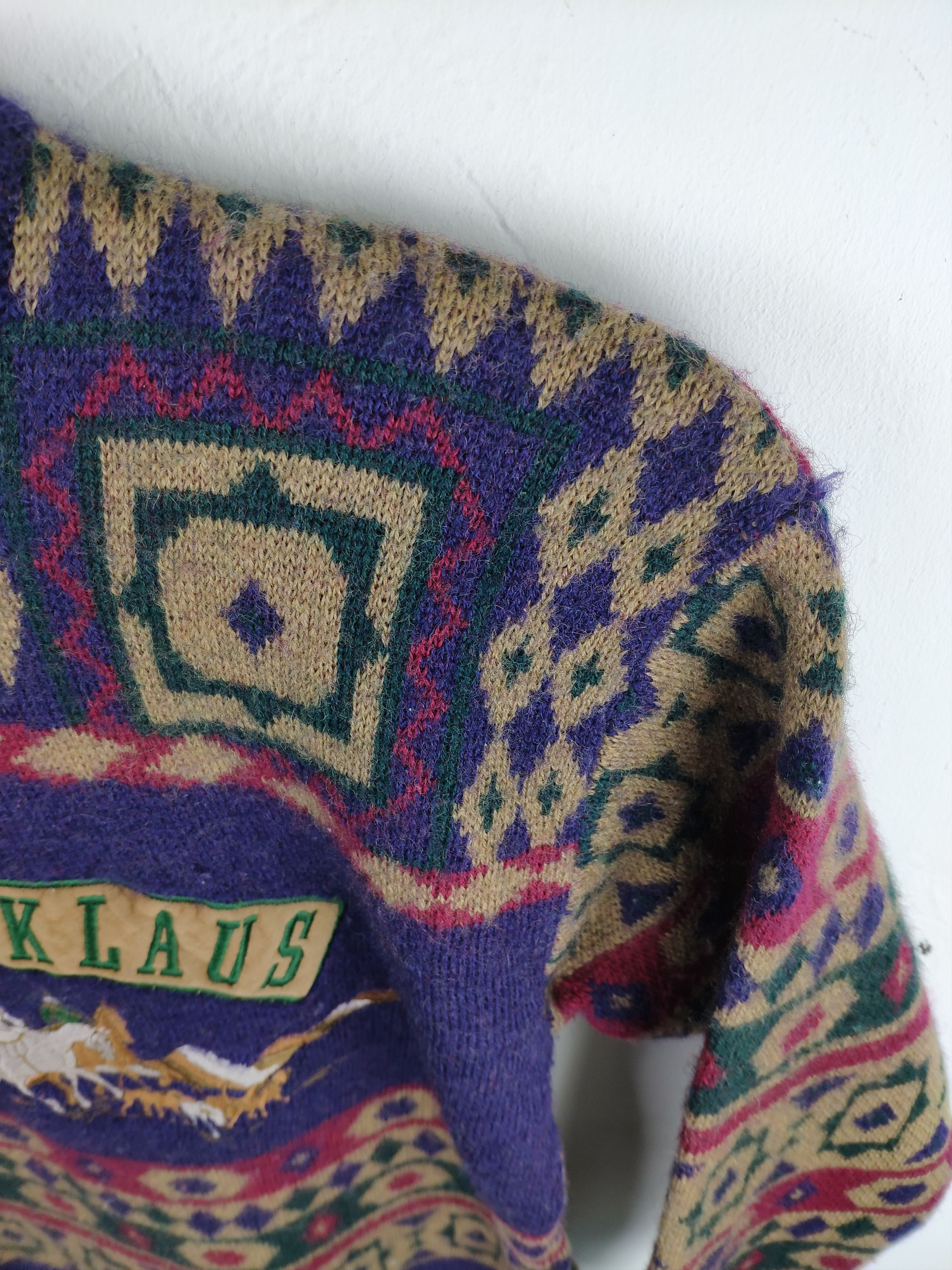 Aran Isles Knitwear × Vintage Vintage Wool Knit Sweater Jack Nicklaus Size US XXS / EU 40 - 4 Thumbnail