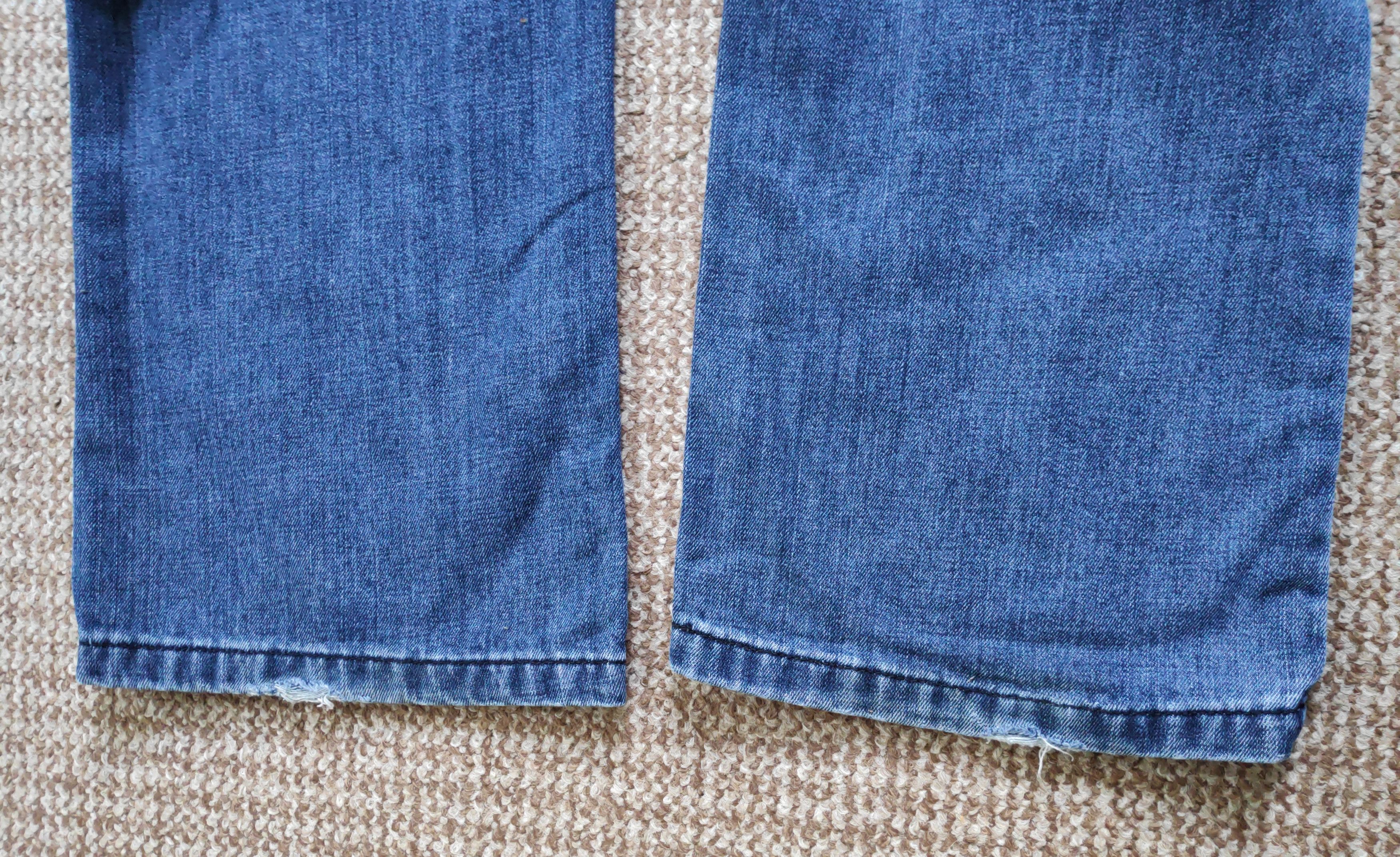 Vintage y2k 96North Biker Denim Jeans Skull Print wide size W36 L34 Size US 36 / EU 52 - 9 Thumbnail