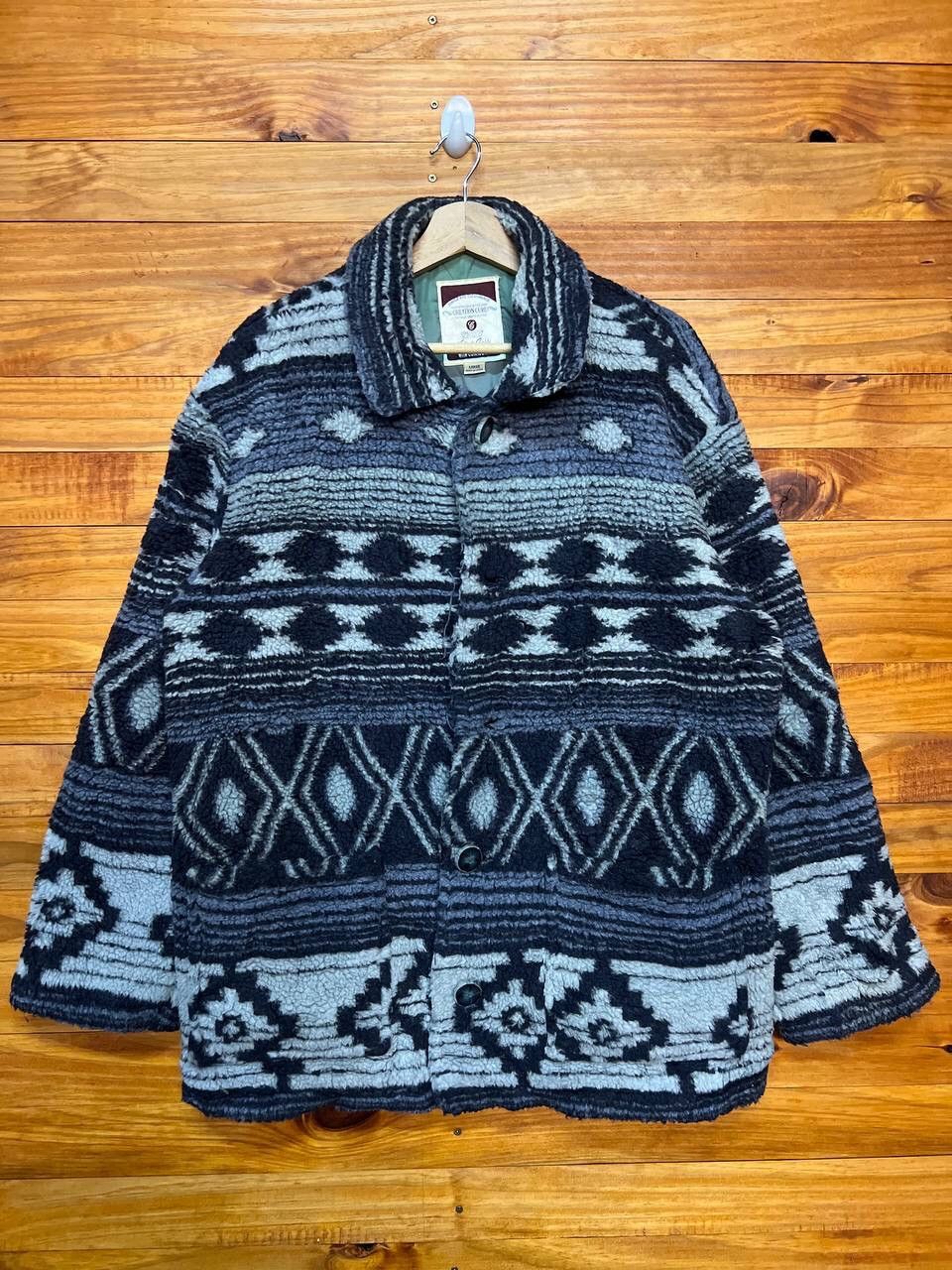 image of Creation Cube Native Fleece Winter Jacket, Men's (Size Large)