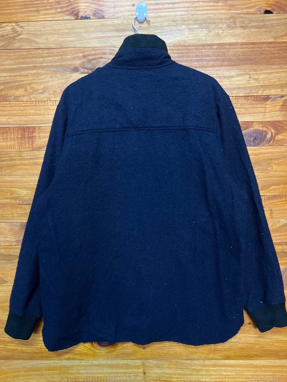 Japanese Brand VINTAGE WOOL ZIPPER JACKET Size US XL / EU 56 / 4 - 9 Thumbnail