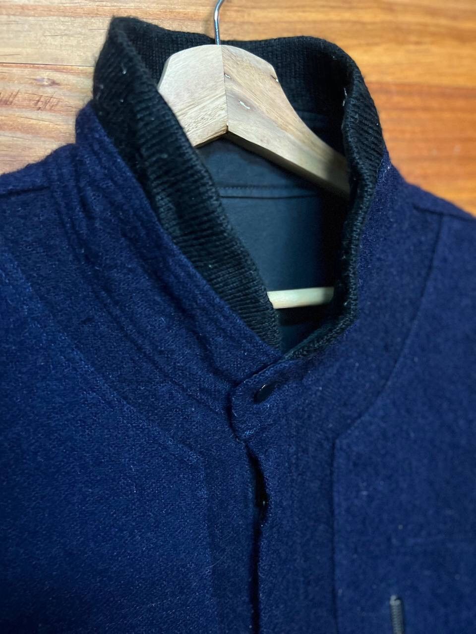 Japanese Brand VINTAGE WOOL ZIPPER JACKET Size US XL / EU 56 / 4 - 5 Thumbnail