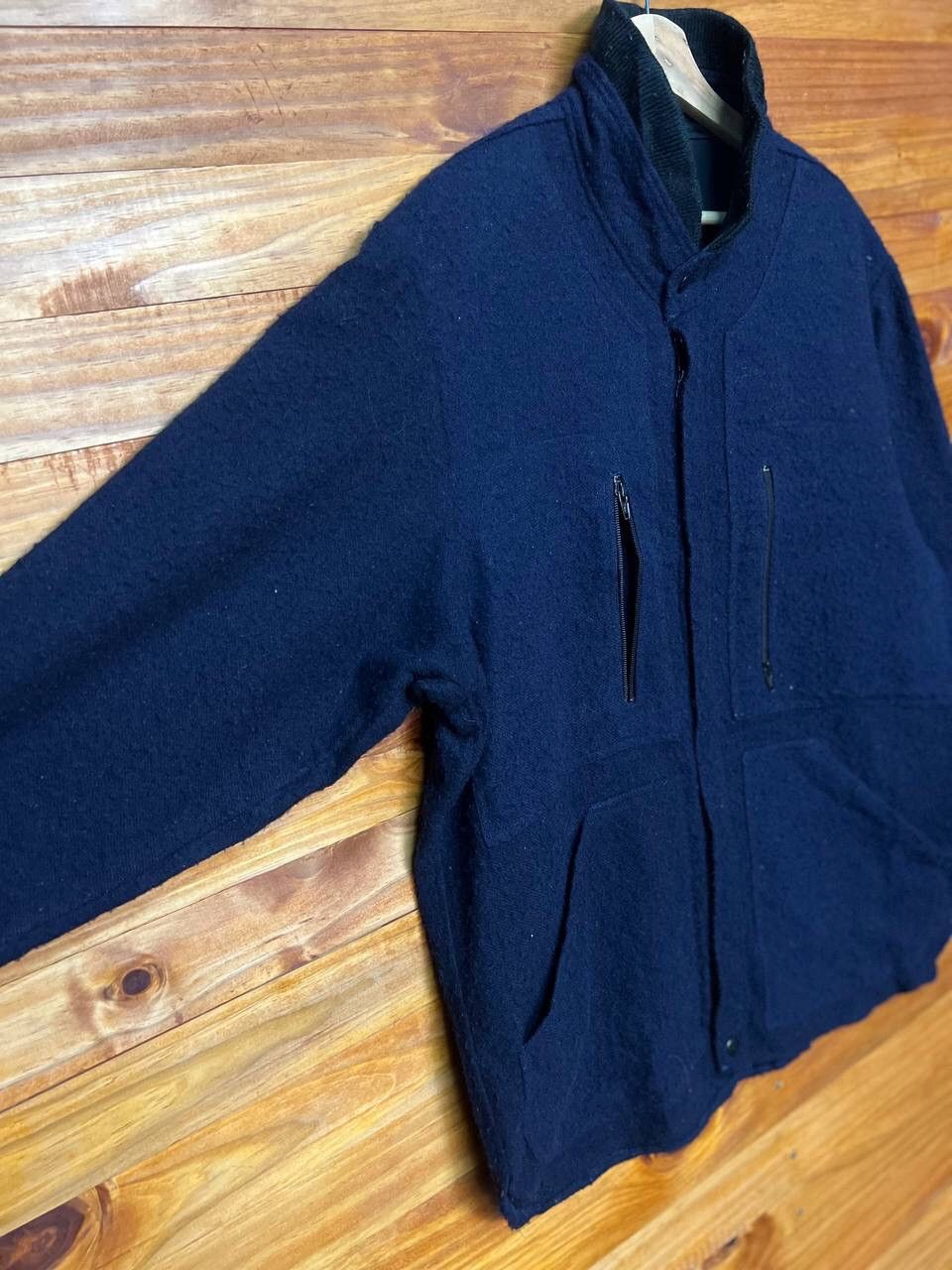 Japanese Brand VINTAGE WOOL ZIPPER JACKET Size US XL / EU 56 / 4 - 6 Thumbnail