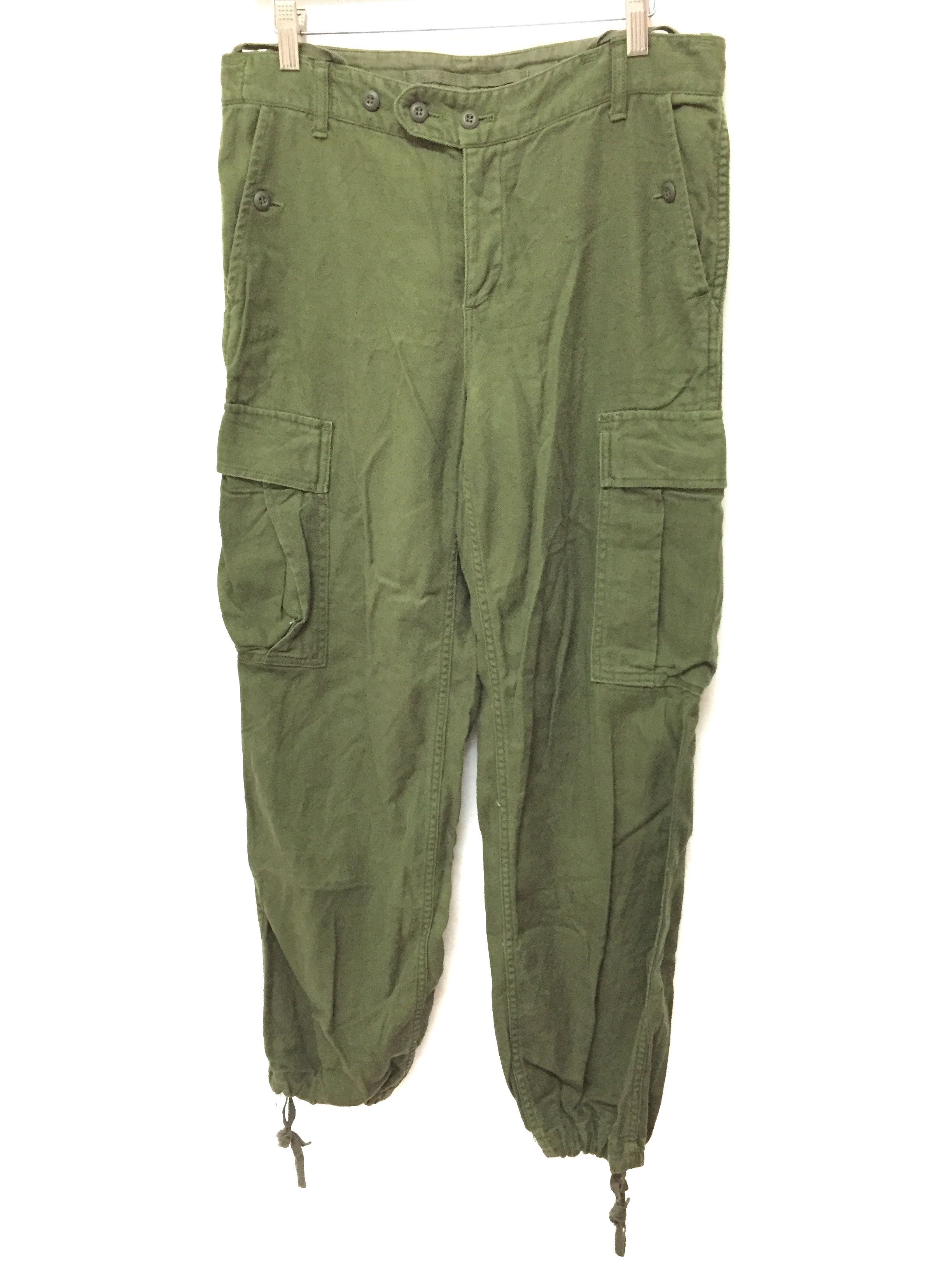 Journal Standard Journal Standard Drawstring hem Olive military cargos