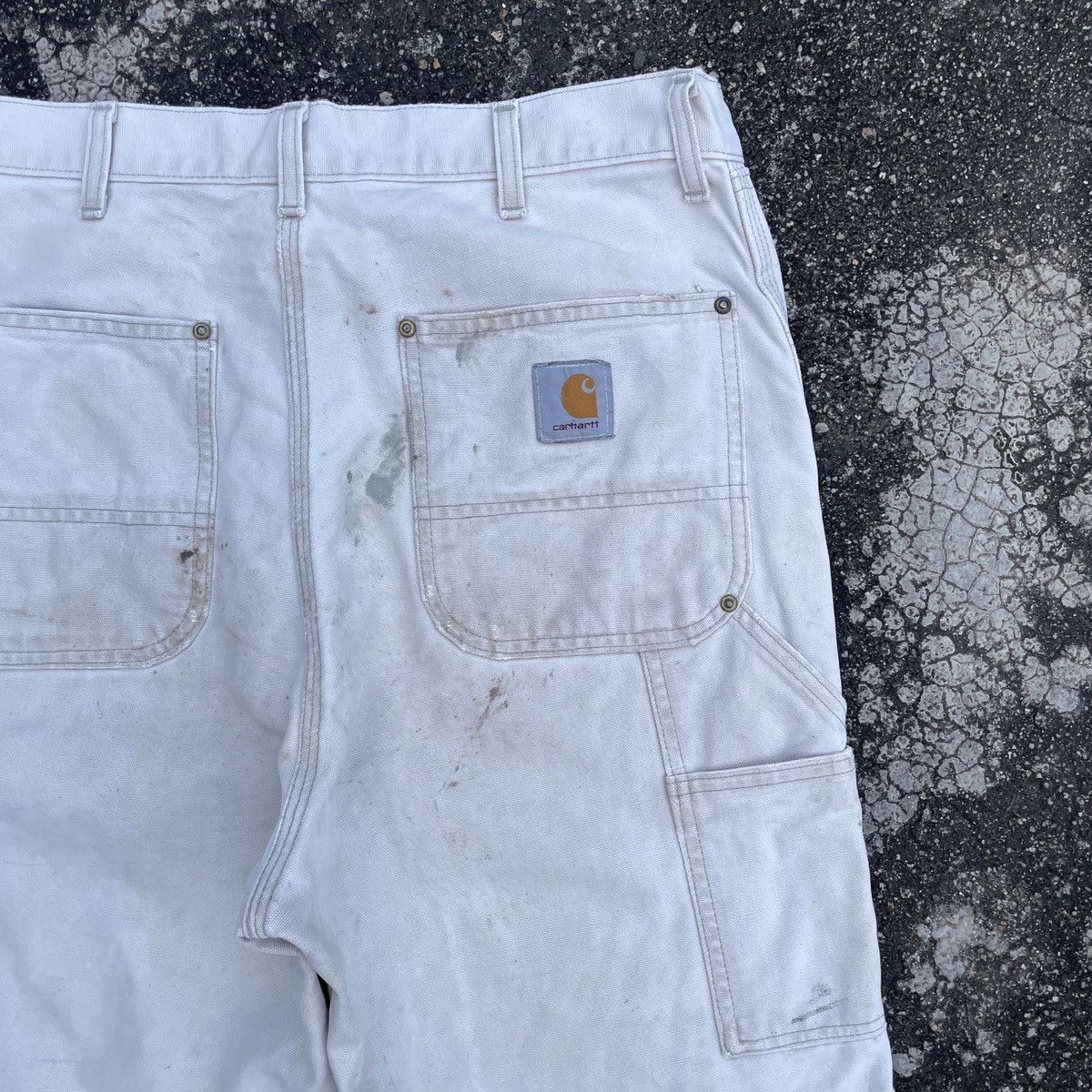 Carhartt Vintage Carhatt Distressed Workwear Denim Jeans Size US 34 / EU 50 - 7 Thumbnail