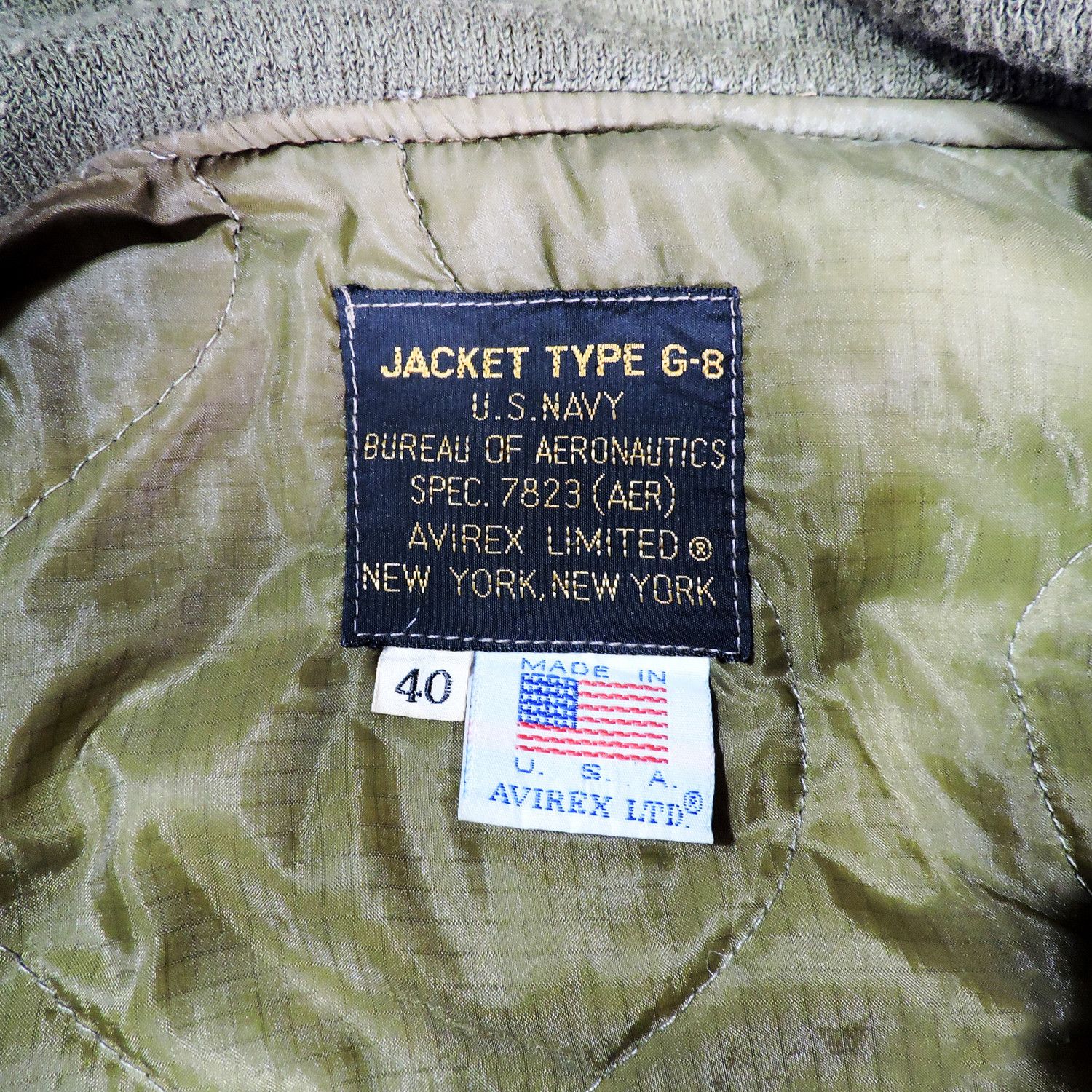 Avirex Avirex USN USMC G8 (WEP) (BUAER) (AER) (BUWEP) Jacket-Suits Size US M / EU 48-50 / 2 - 3 Thumbnail