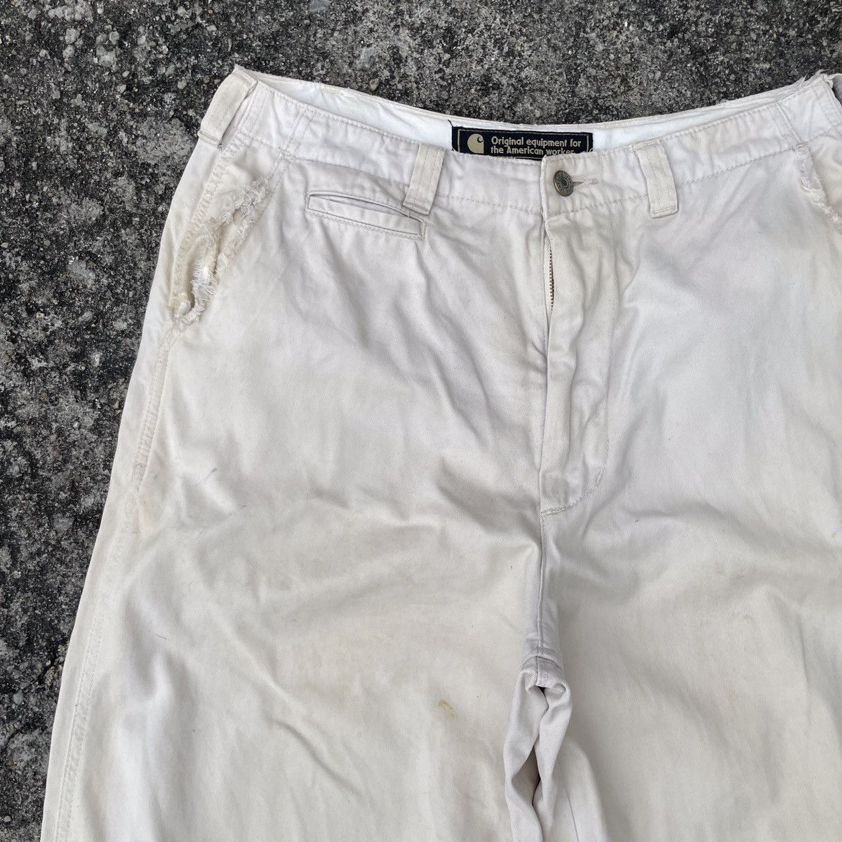 Carhartt Vintage Carhatt Distressed Pants Size US 33 - 3 Thumbnail