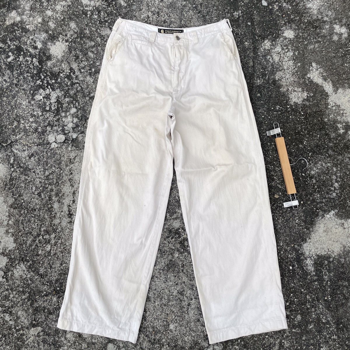 Carhartt Vintage Carhatt Distressed Pants Size US 33 - 1 Thumbnail