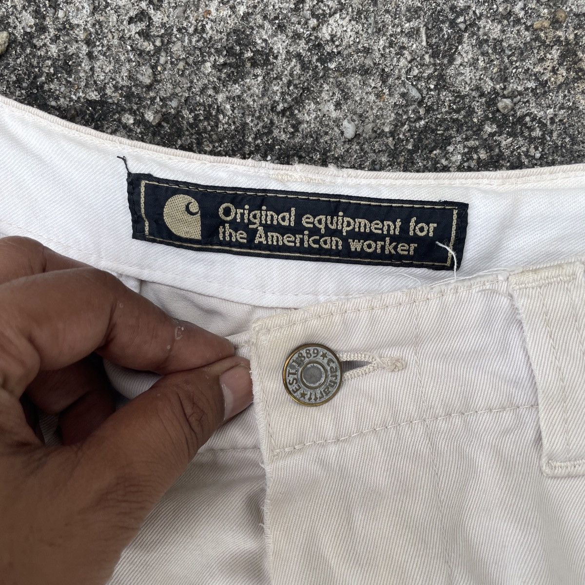 Carhartt Vintage Carhatt Distressed Pants Size US 33 - 5 Thumbnail