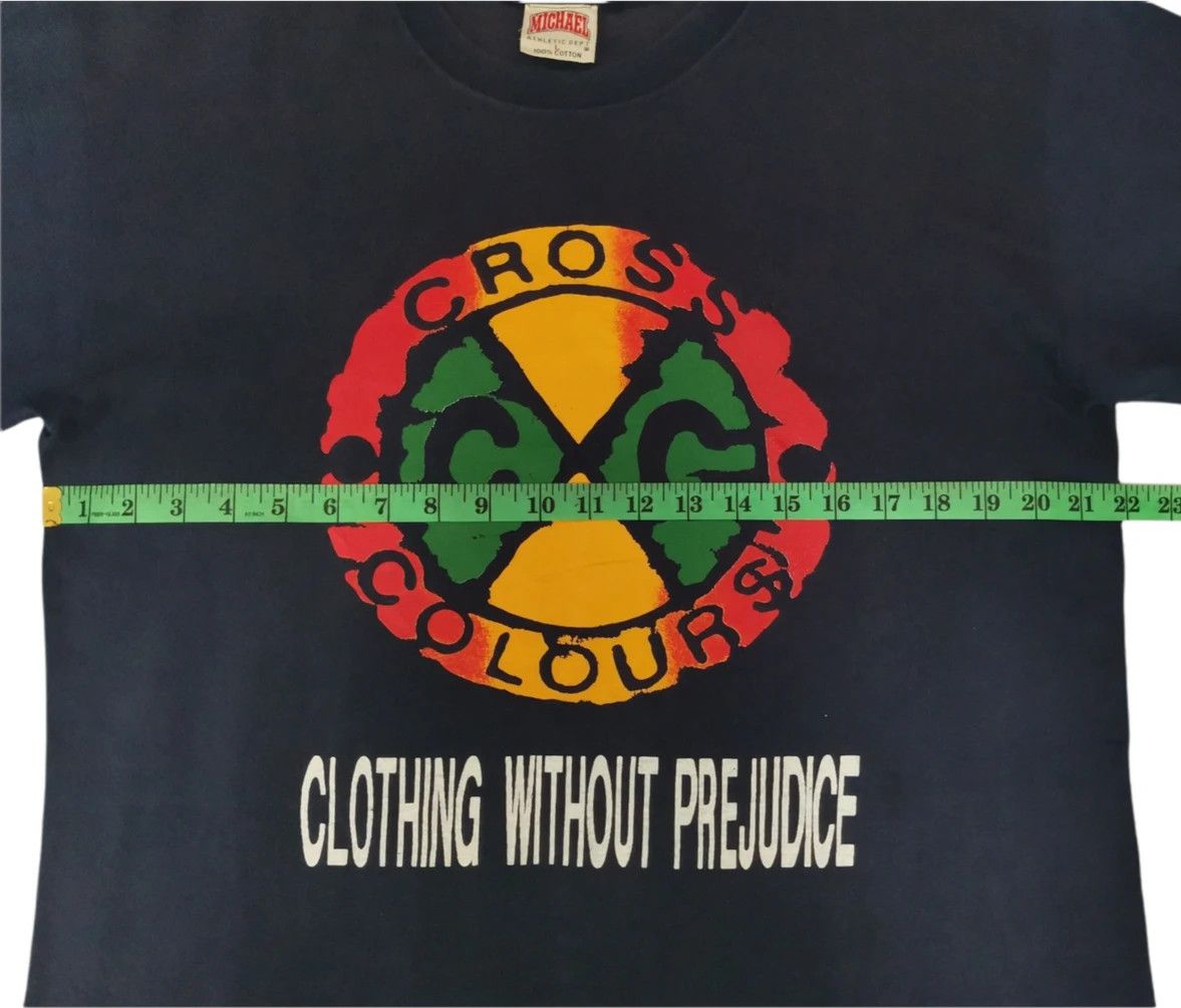 Cross Colours Vtg Cross Colours Clothing Without Prejudice Tee Tupac DRE Size US L / EU 52-54 / 3 - 5 Thumbnail