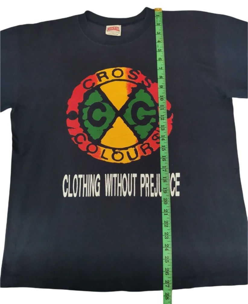 Cross Colours Vtg Cross Colours Clothing Without Prejudice Tee Tupac DRE Size US L / EU 52-54 / 3 - 6 Thumbnail