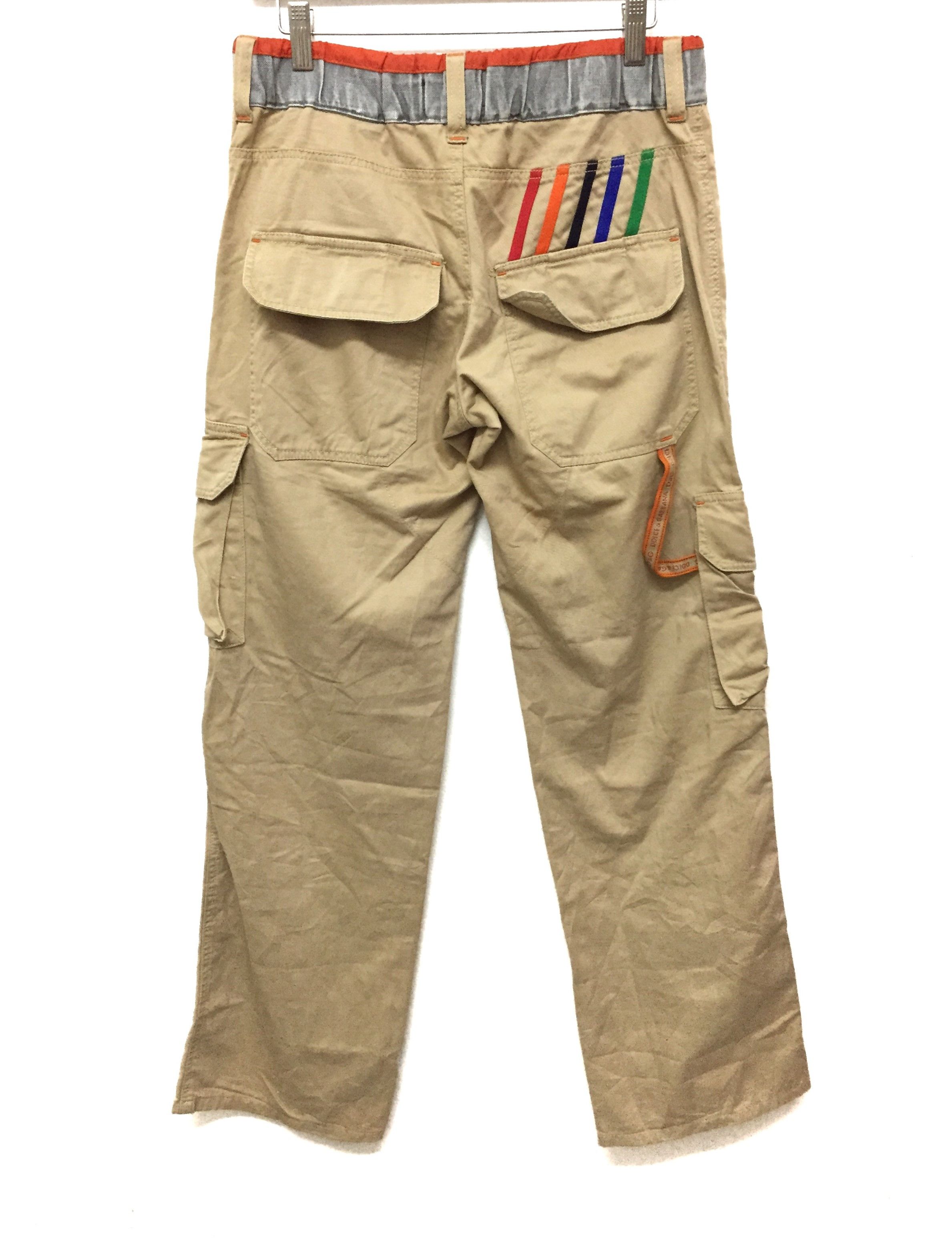 Dolce & Gabbana Rainbow carpenter Cargo pocket pants japan Japan Exclusive Size US 31 - 1 Thumbnail